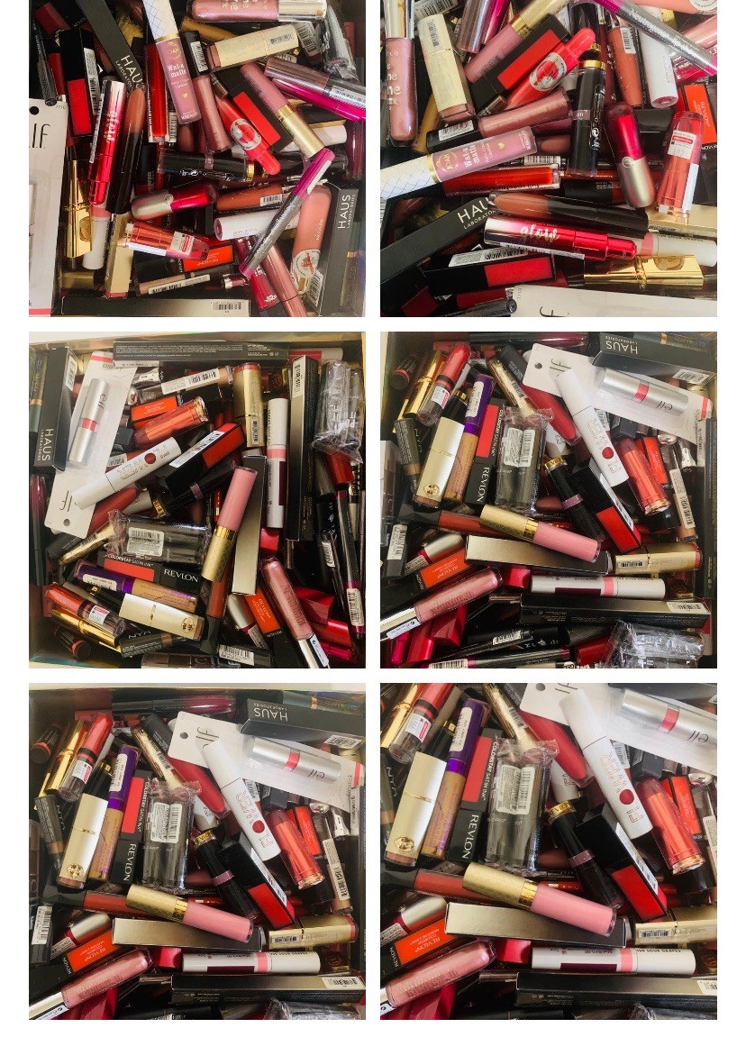 50-Piece Wholesale Bulk Makeup Assorted Cosmetics Nails Hair Skin Body Lot