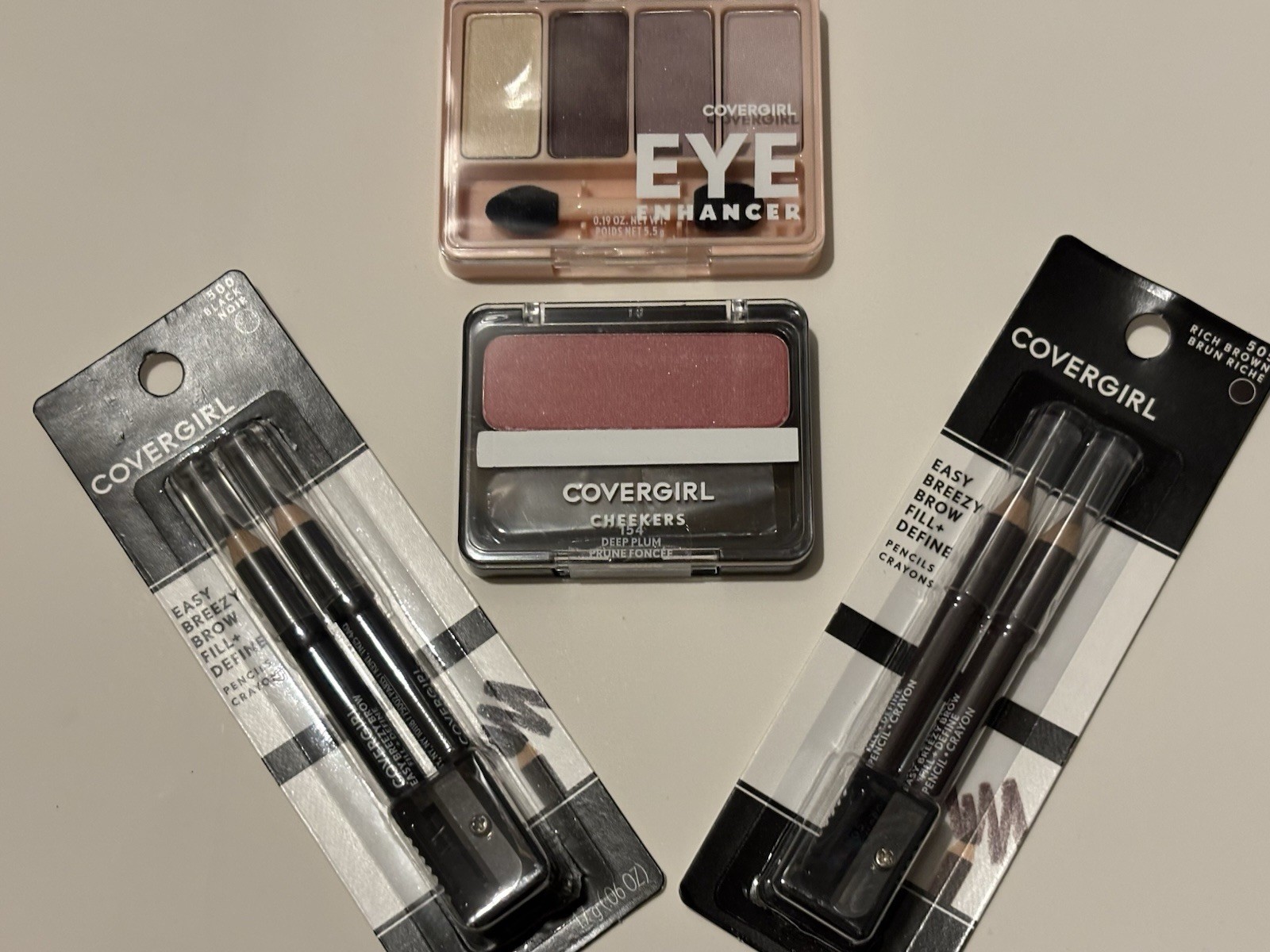 Cover Girl Makeup BUNDLE Lot Eyeshadow Eyeliner Blush Sealed New