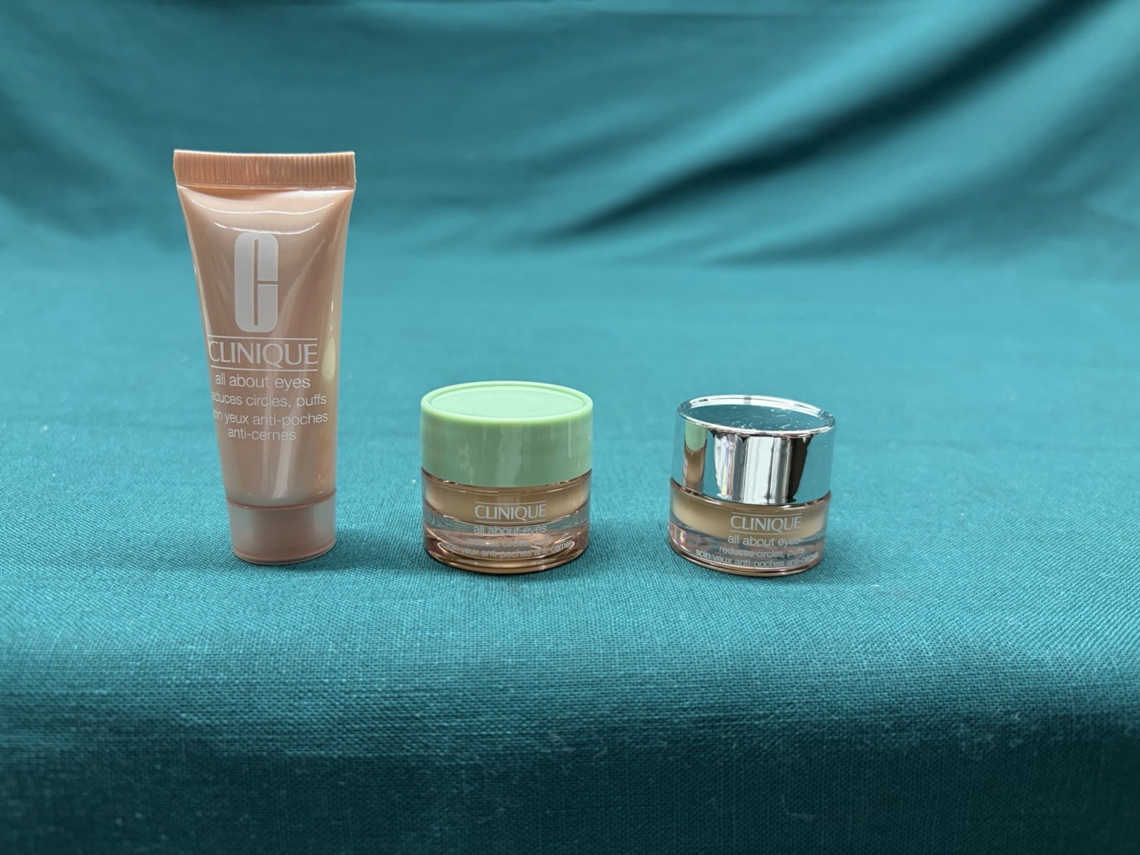 Clinique Lot of 31 Travel and Sample Size Products; Moisturizer/Eye Cream & More