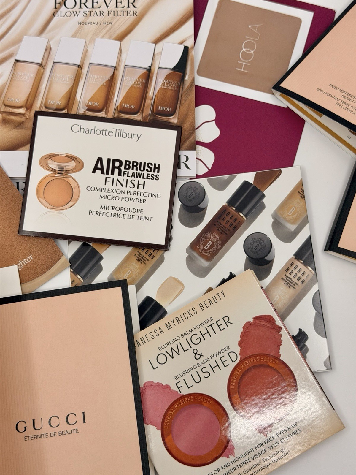 Lot of Makeup Samples High End Sephora Ulta Gucci Ilia Charlotte Tilbury + More