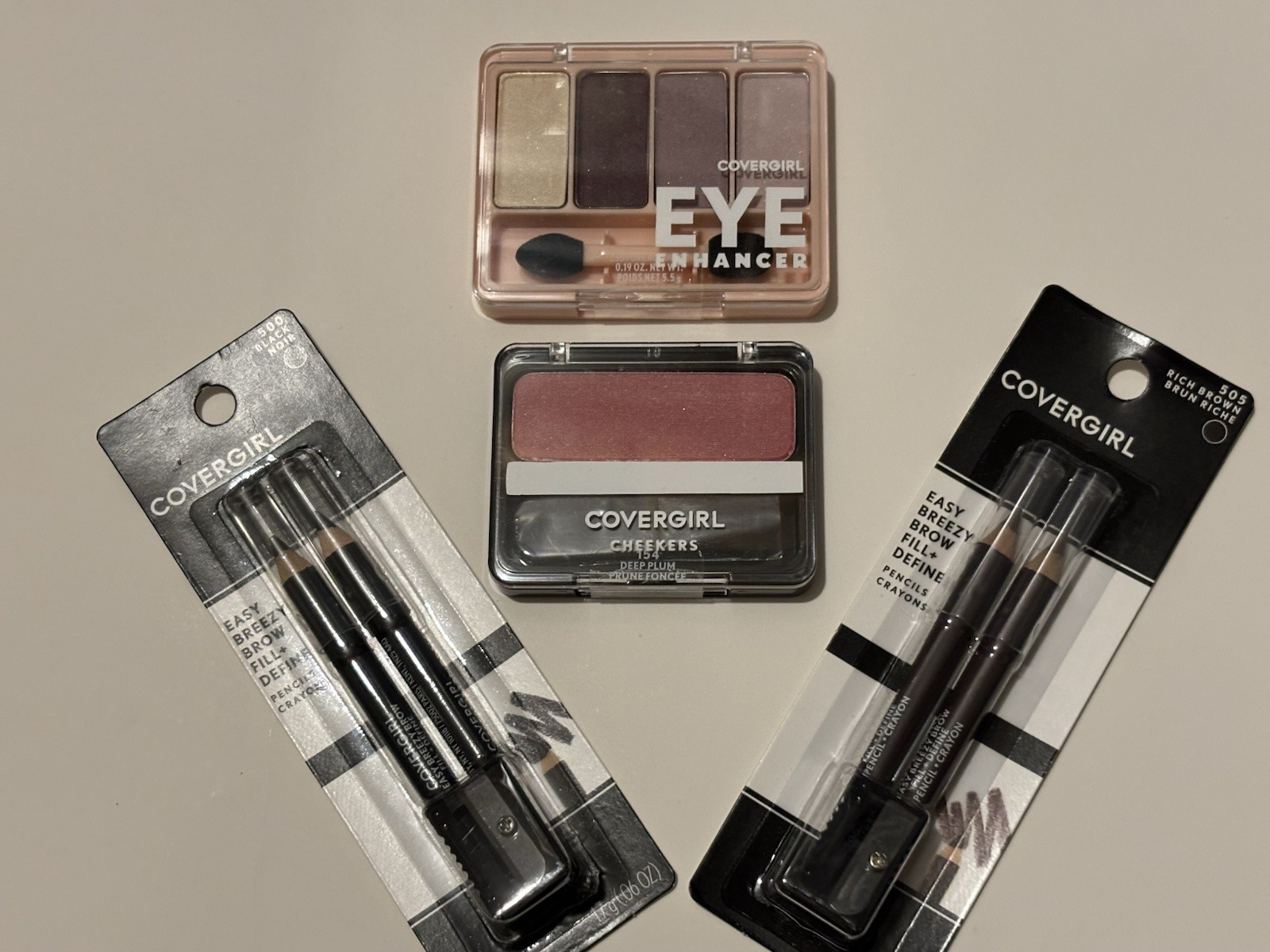 Cover Girl Makeup BUNDLE Lot Eyeshadow Eyeliner Blush Sealed New