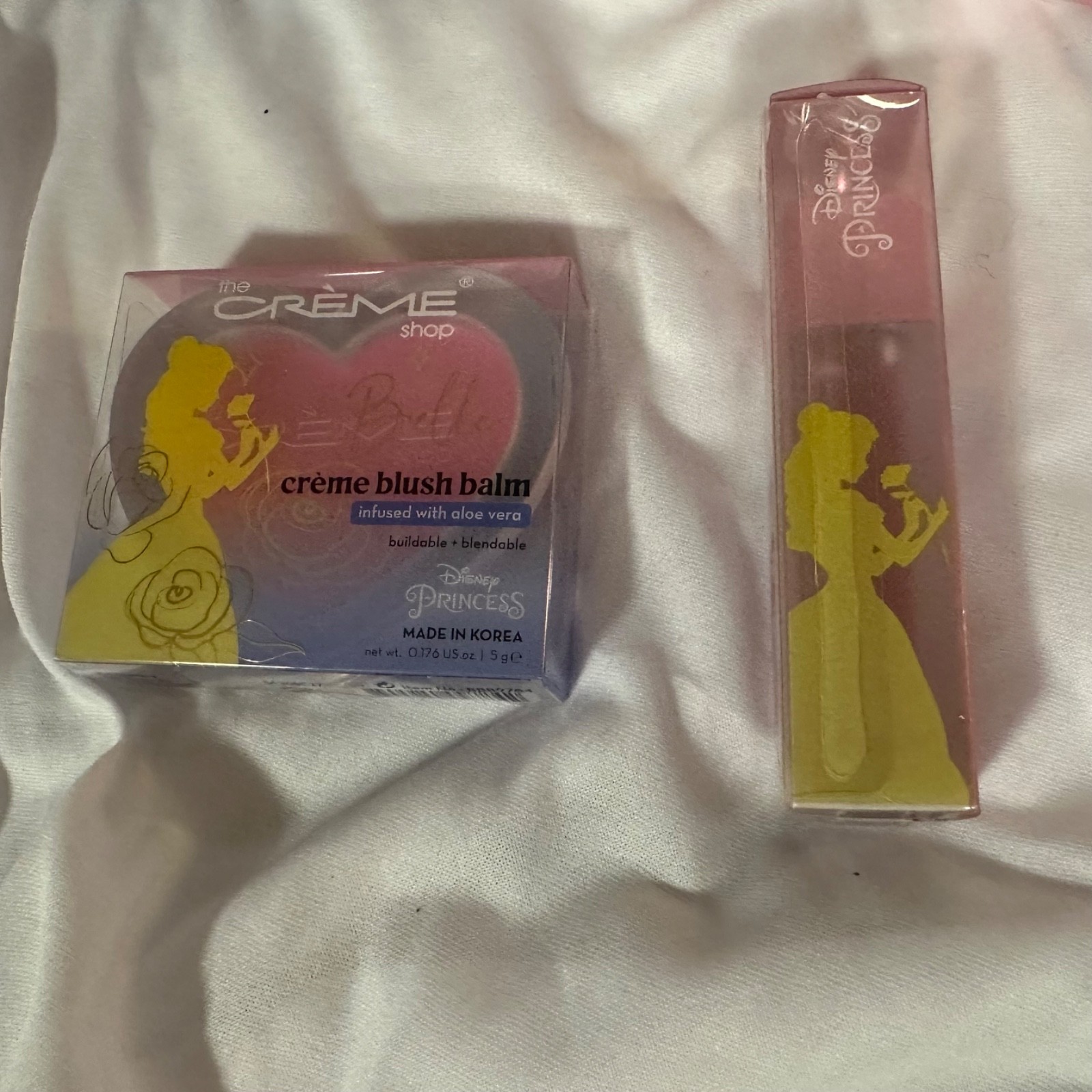 The Créme Shop x Disney Princess Belle LipStain and Blush 10-Item Lot