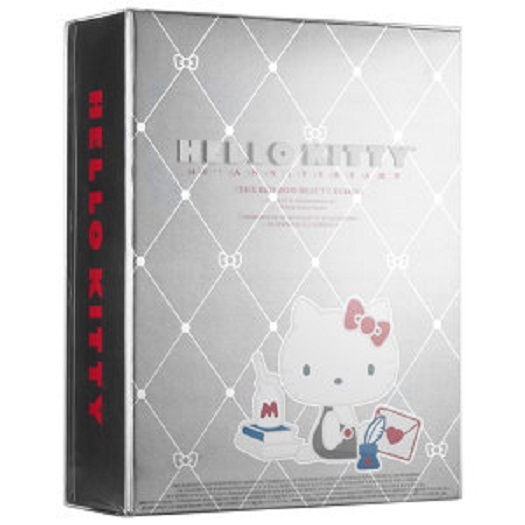 NIB Hello Kitty The Red Bow Beauty Diaries 40th Anniversary 15 Piece Makeup Kit