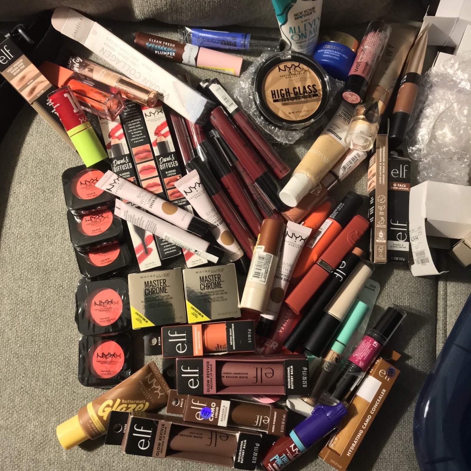 Mixed Makeup Lot All New items/ Resellers/ Drugstore makeup 50 items