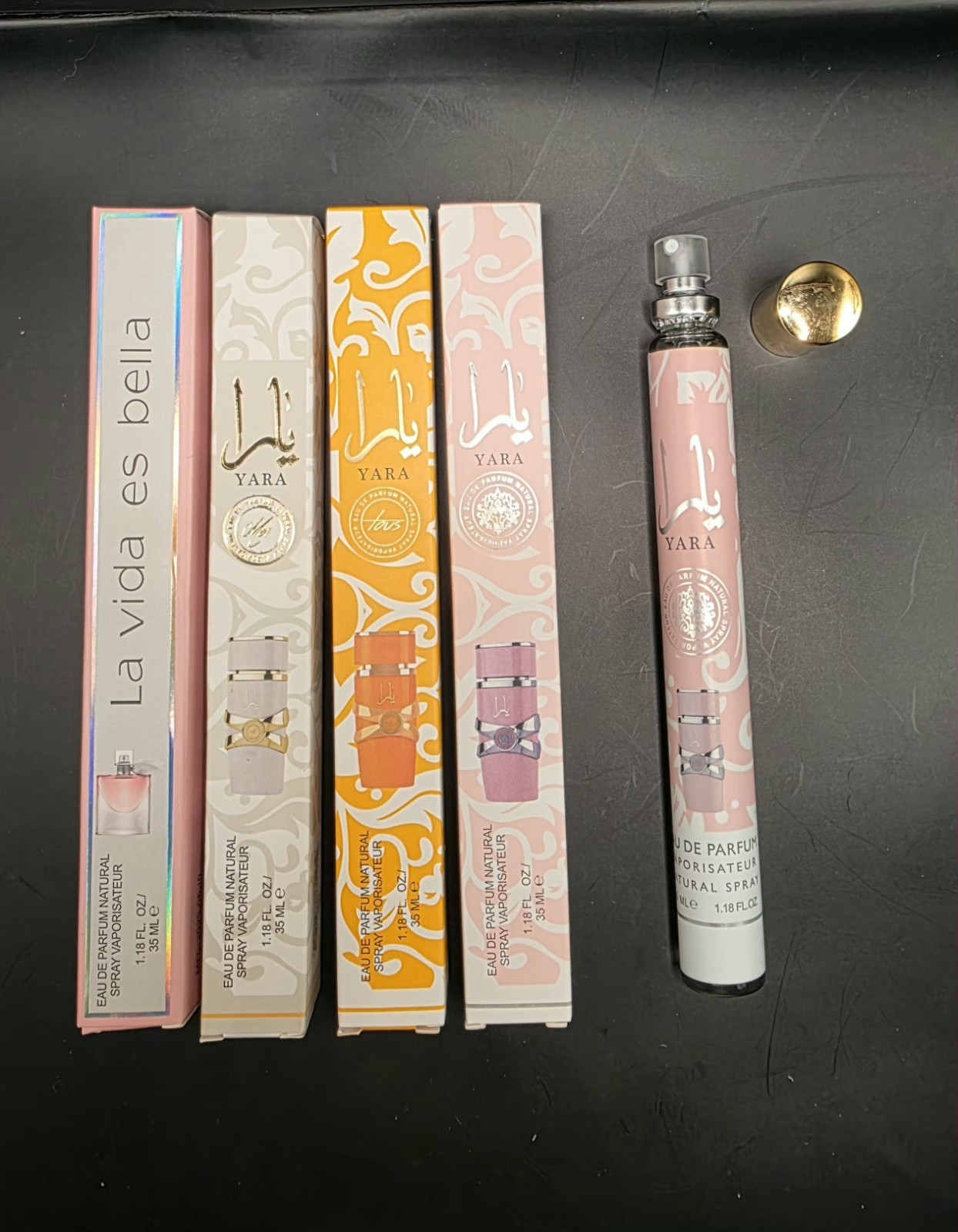 24 pieces YARA, Club de Nuit Perfume Lot 1.17-1.35 FL OZ La Vida Es Bella, Asad