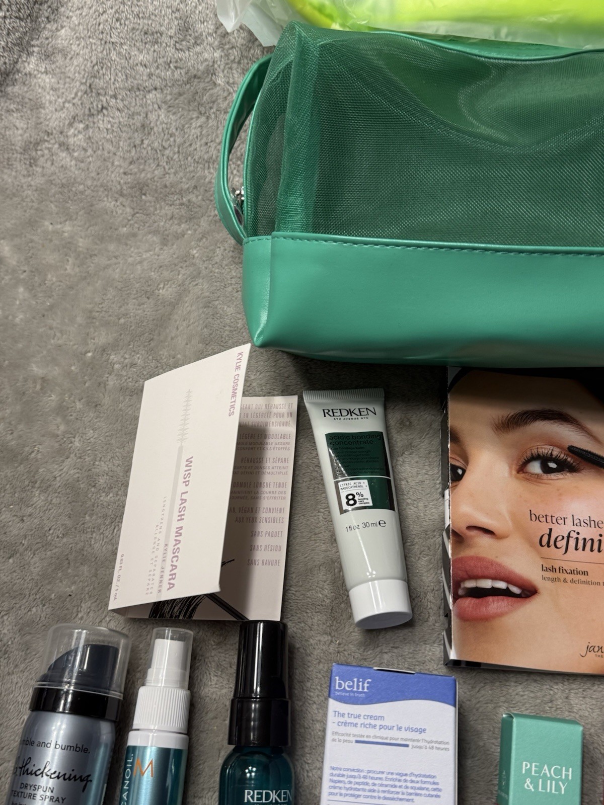 Lot 16 ULTA BEAUTY DELUXE Travel Mini Set Cream Mascara & 2 Cosmetic Bag