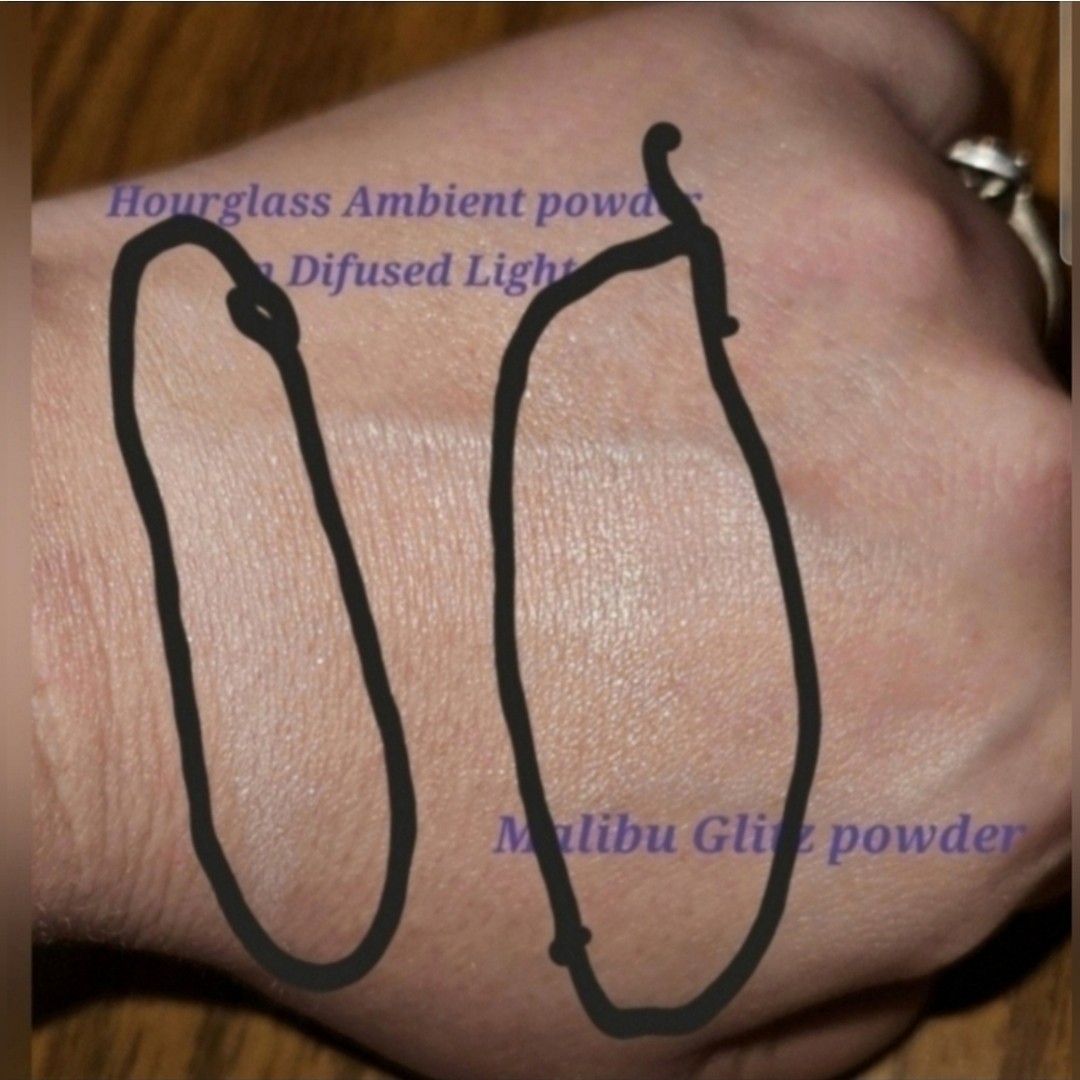Malibu Glitz Pressed Luminous Powder + AOA Studio Perfect Pressed Powder
