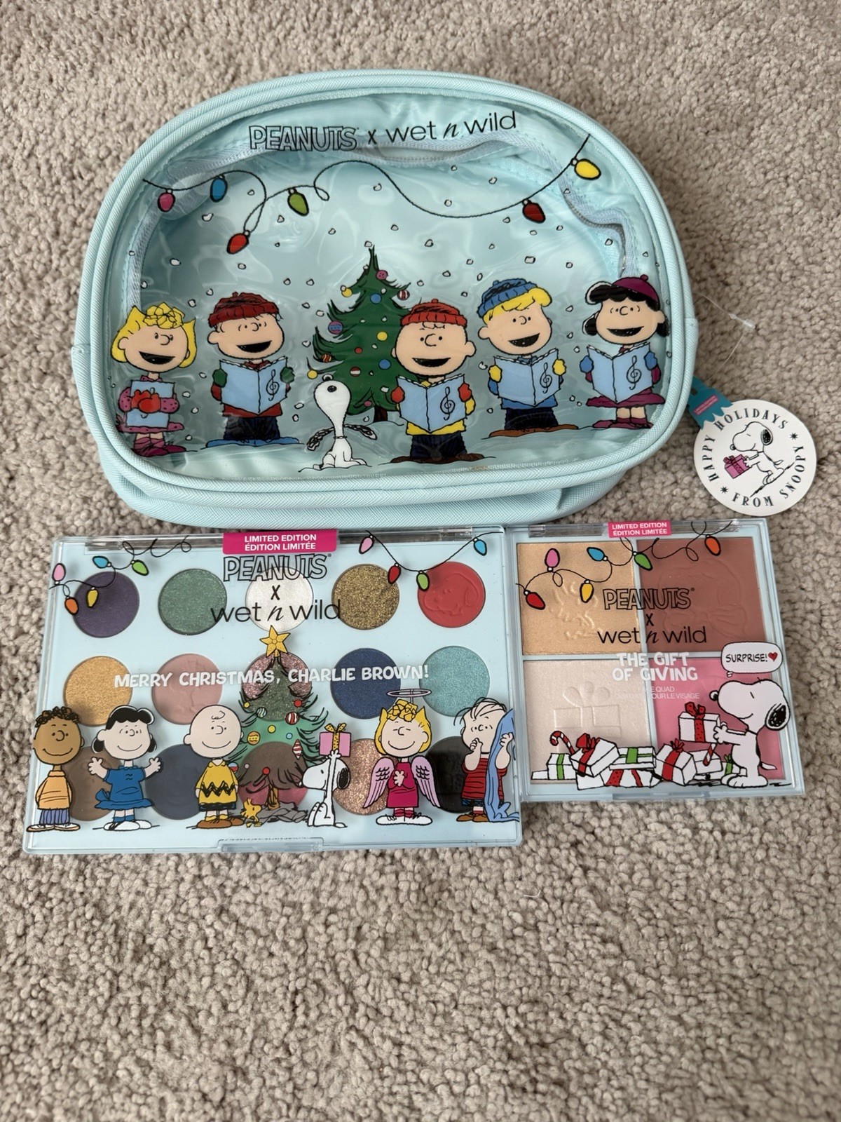 Wet N Wild x Peanuts Lot Of 3 NEW