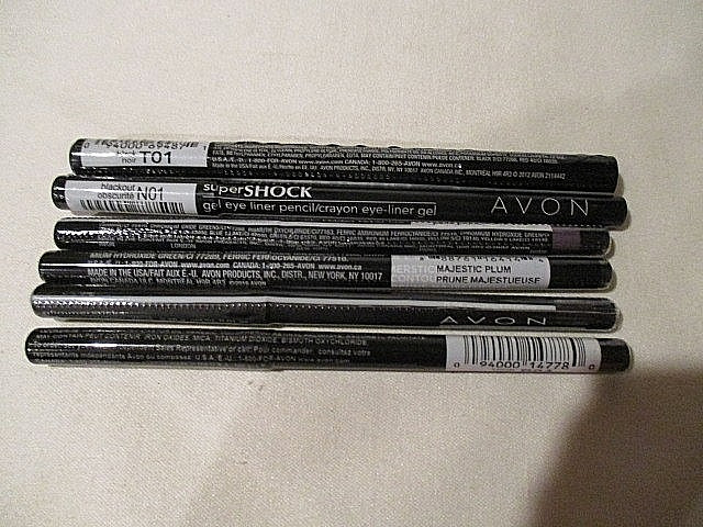 AVON GLIMMERSTICKS-Eye-Liqui-Glide-Black/Gel Eye Liner-Blackout-4 Glimmersticks