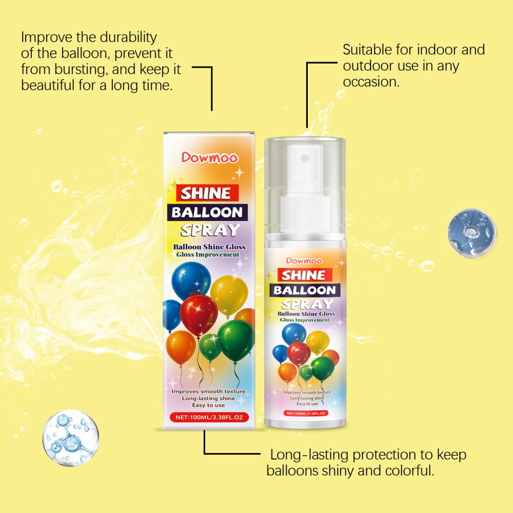 balloon gloss spray party atmosphere holiday decorat spray
