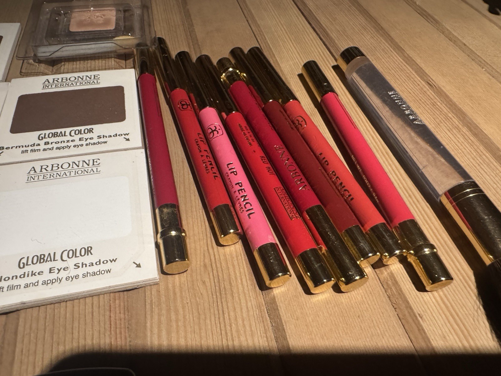 VTG Arbonne International Makeup Big Lot Eyeshadow, Blush, Lip, Discontinued NOS