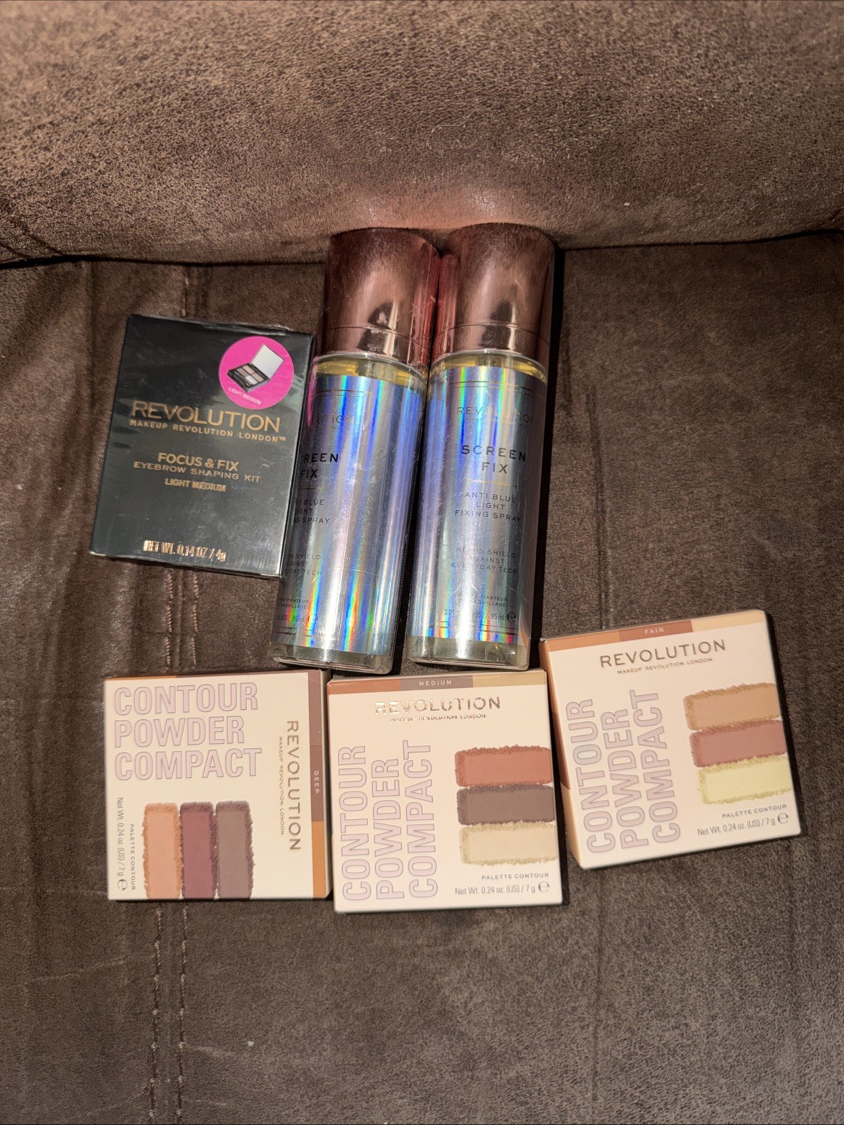 Lot Of 37 Makeup Revolution Concealer, Powder, Foundation New