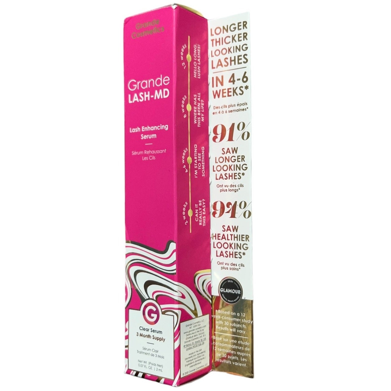 Grande Cosmetic Makeup Bundle Plumping Lip Mask Mascara Lash Enhancing Serum NEW