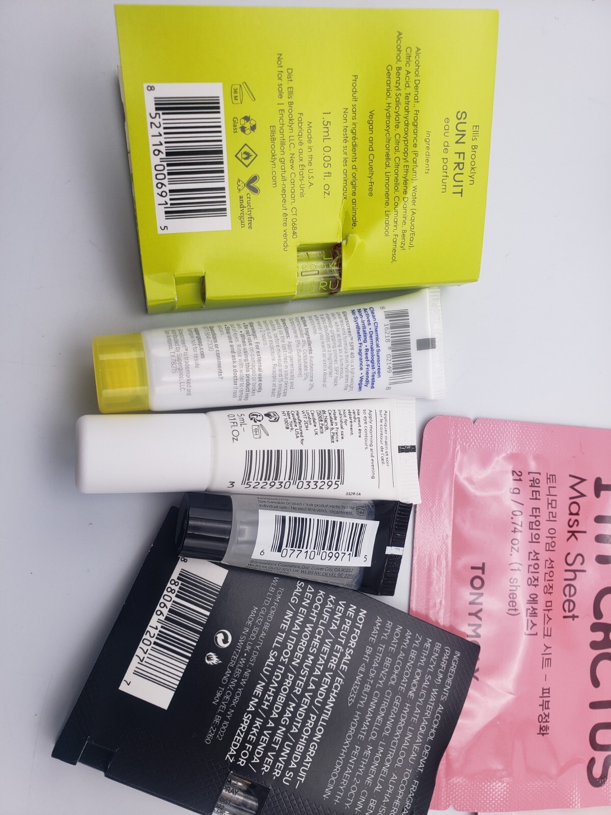 Skin Care Beauty Lot 19 Pieces Trial, Mini, Sampler, Travel Sizes Wholesale Lot!