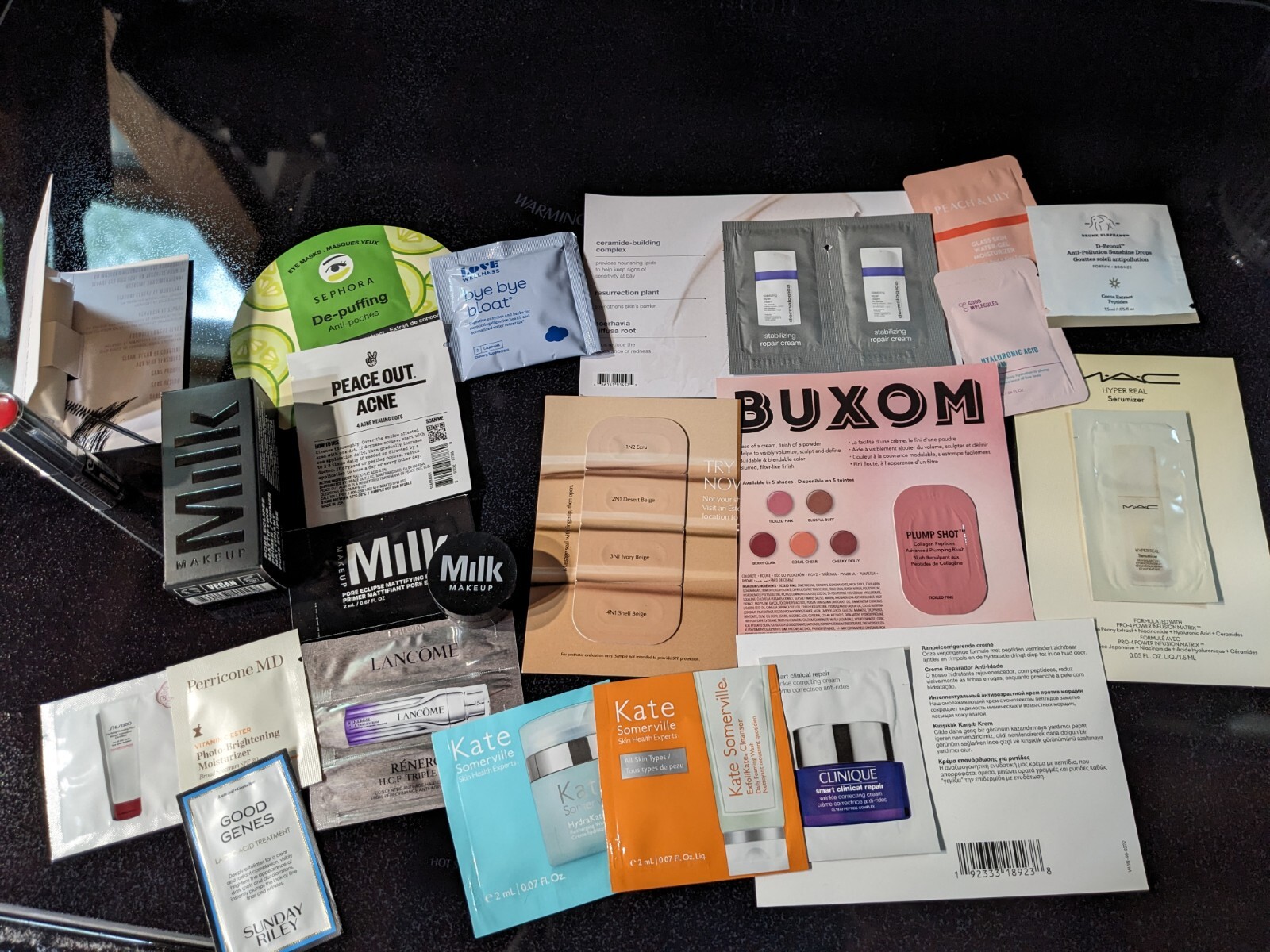 Ulta & Sephora Lot of 22 Samples For Face, Lips, Mask, Red Lip Stick & Mascara