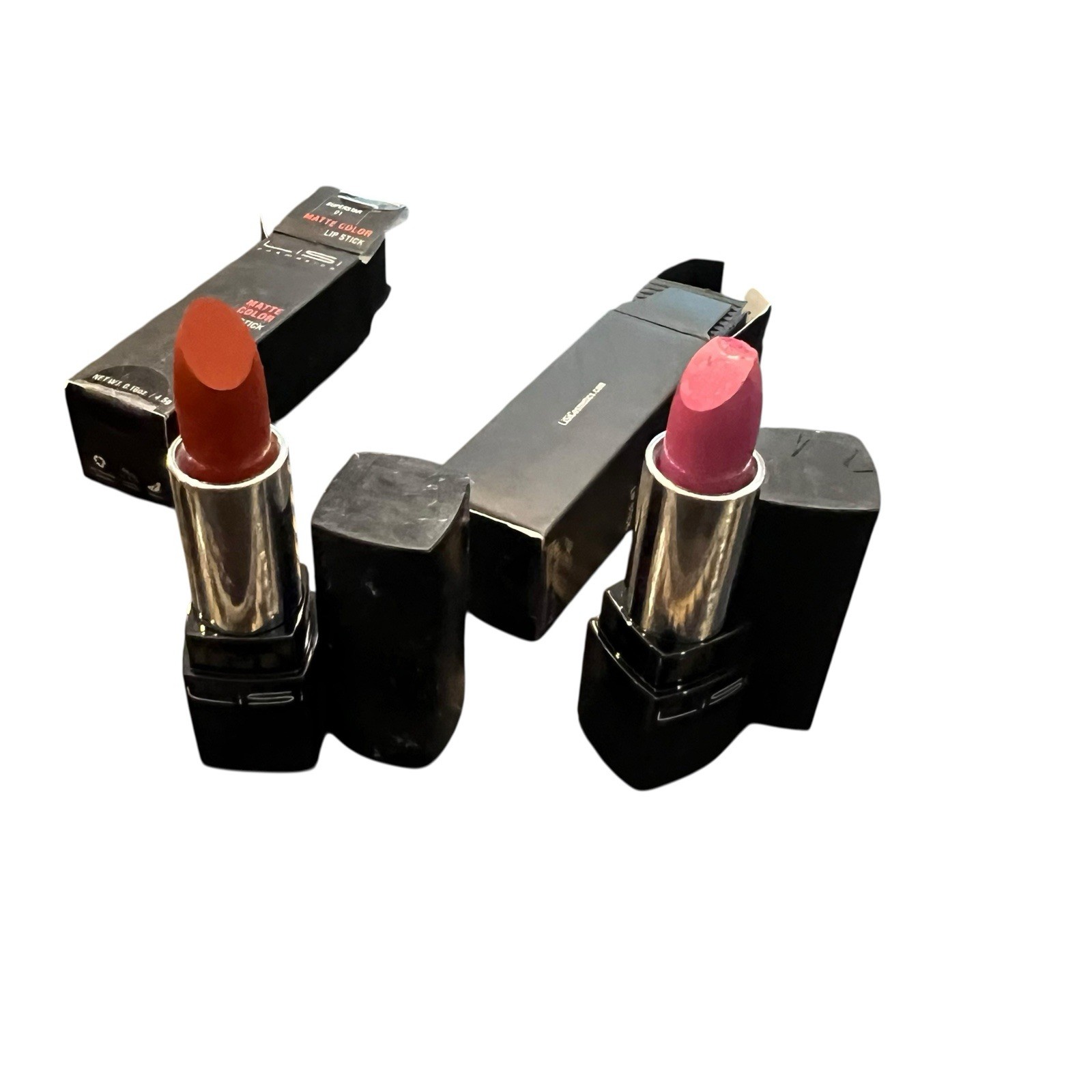 Bundle 6 LiSi Cosmetics Lip Stick Foundation Illuminator Eye Shadow Makeup Lot