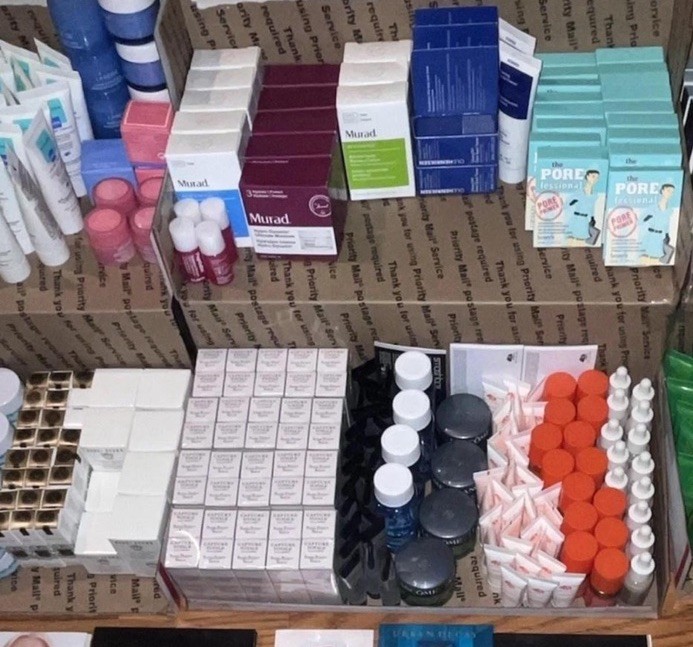 High End Beauty Bundle 100pcs Of Travel Sized Skin, Hair, Makeup & Perfumes