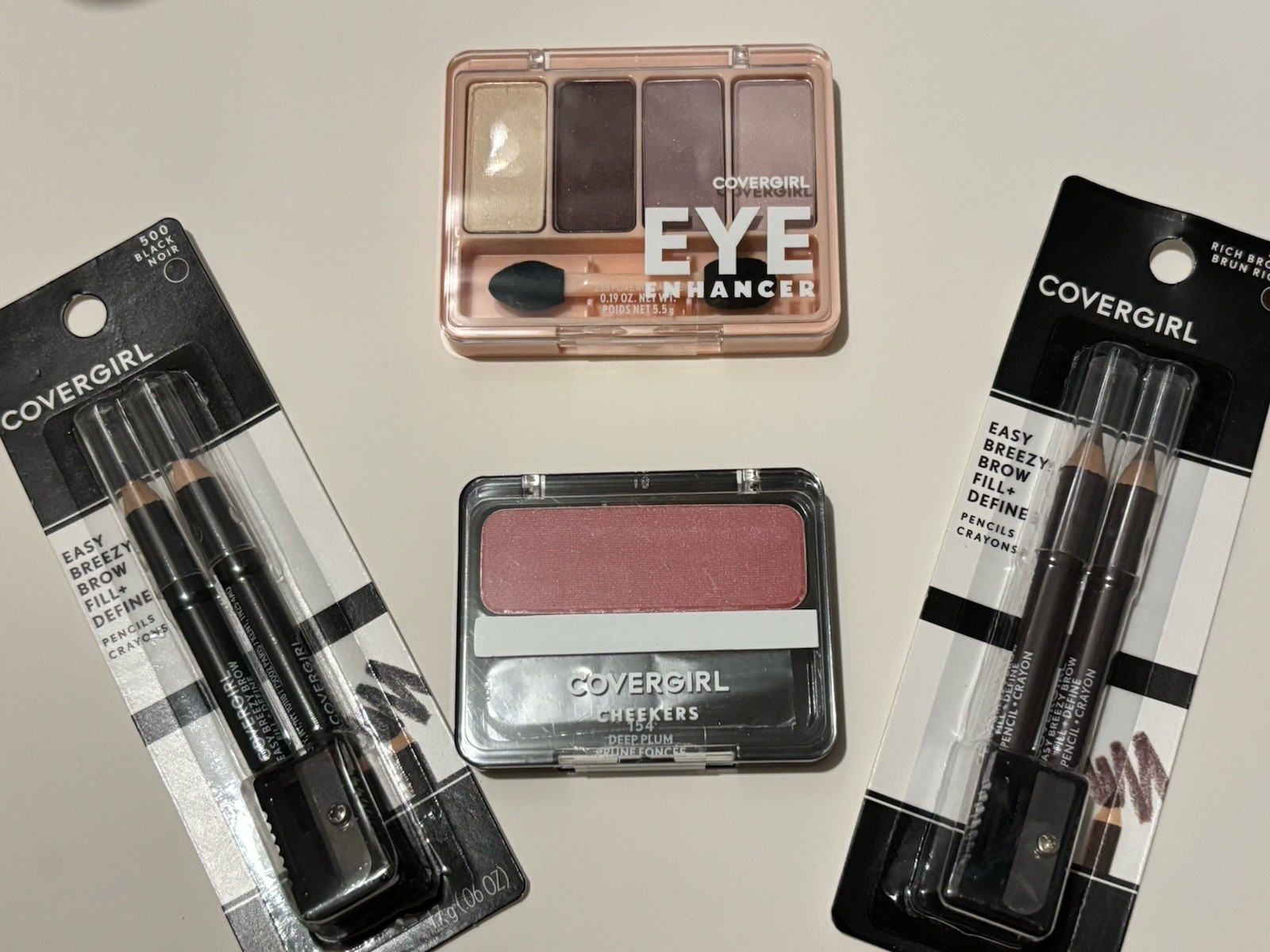 Cover Girl Makeup BUNDLE Lot Eyeshadow Eyeliner Blush Sealed New