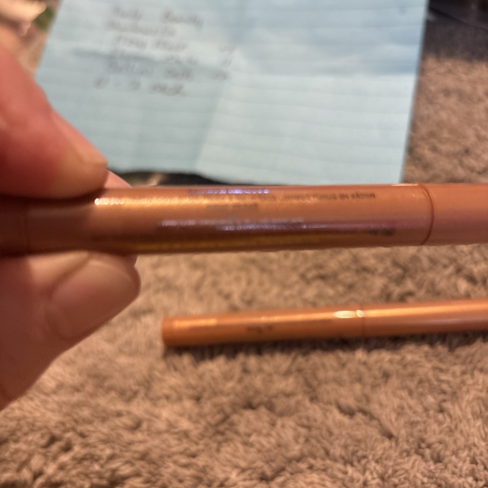 New No Box Fenty Beauty Shadow Sticks Lot: 1 Fizzy Frose 1 Shroom Mate 1 Bellini