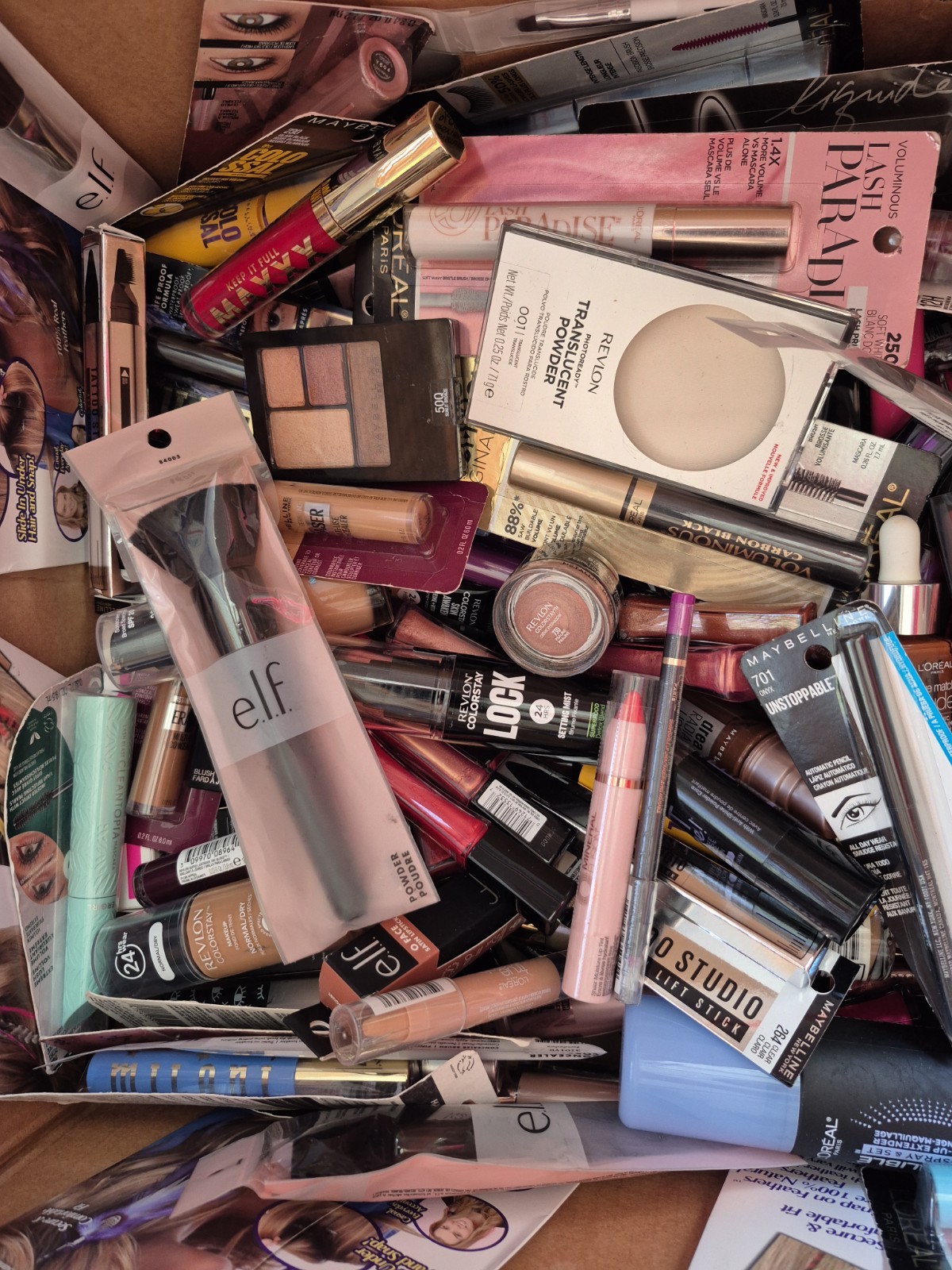 25 Piece Name Brand Mixed Makeup & Beauty Care Products Maybelline L’Oreal Etc