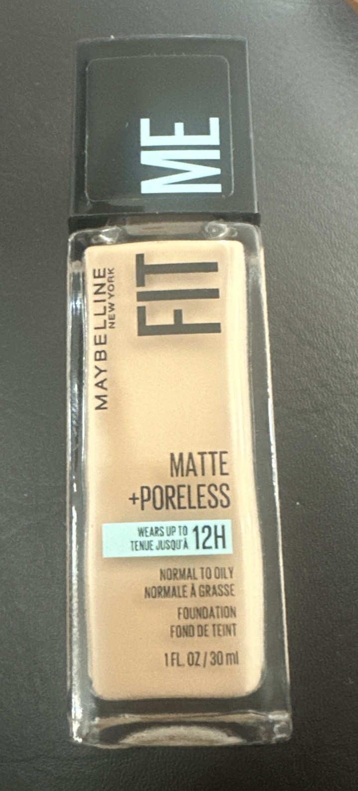 4pc MAYBELLINE Fit Me Foundation & Powder/Lifter Lip Gel/Tattoo Eye Stix Lot