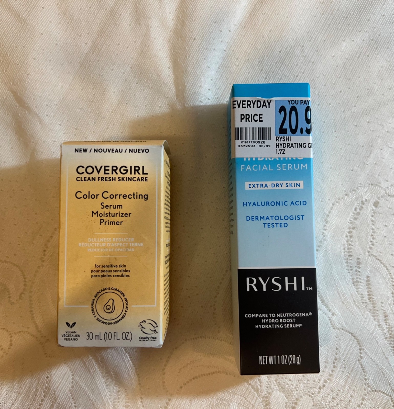 Makeup Skincare Lot 11 Medium Tone Covergirl Revlon Rimmel Foundation Primer Lip