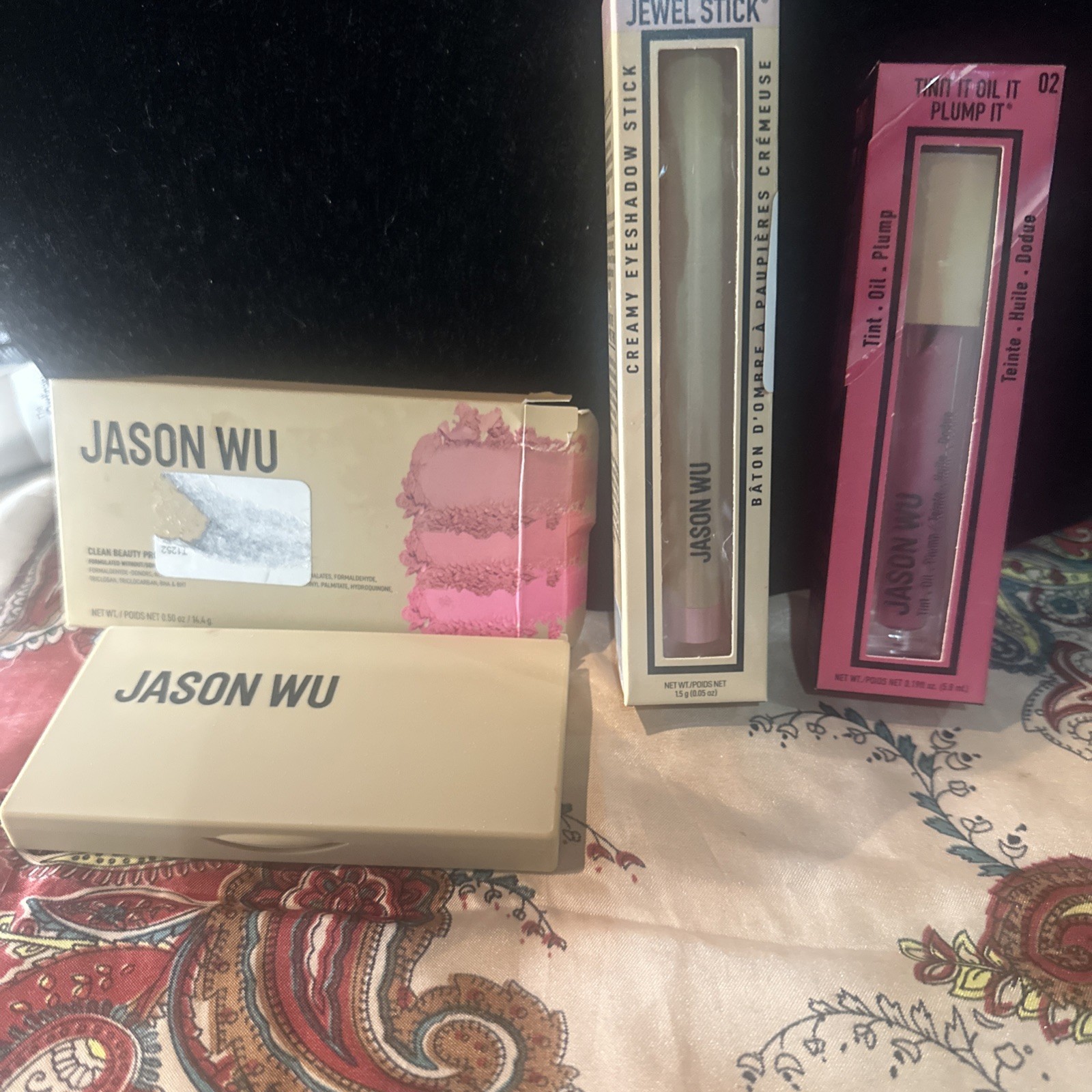 Jason Wu Makeup Lot Blush Tint Lip Oil Plump & Creamy Eye Shadow Stick 05