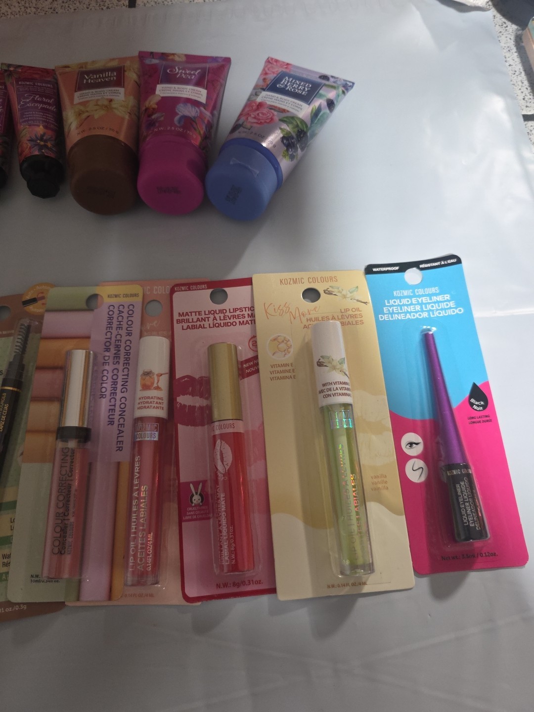 RANDOM BULK Wholesale Mixed Makeup Cosmetics 40 Pcs Lot Kozmic Colors Brand