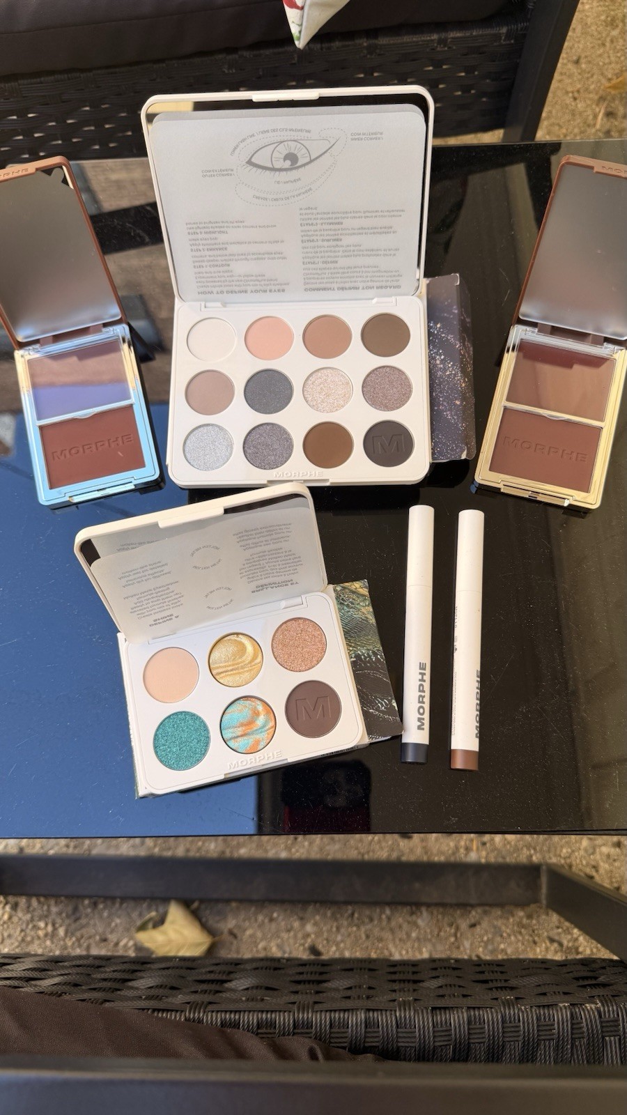6 Morphe brand new in original packaging . eyeshadow palette /Contour Makeup