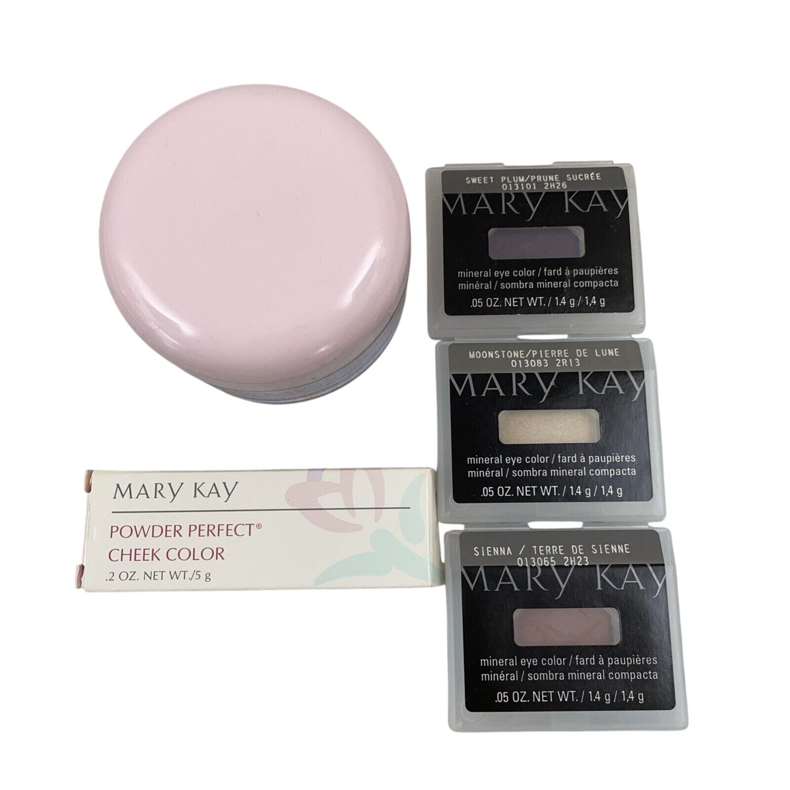 5 Mary Kay Mineral Eye Colors, Blush & Powder Discontinued Vintage Makeup Lot