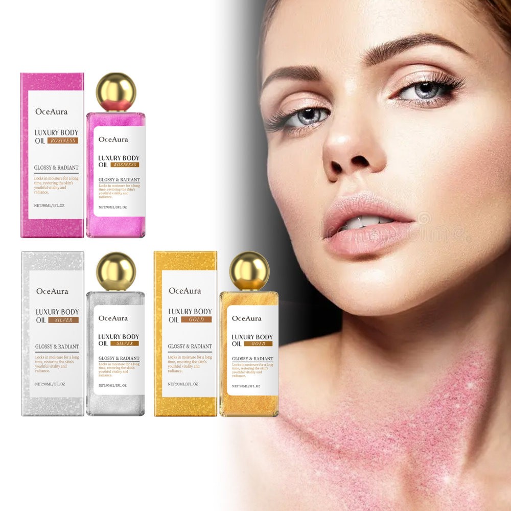 glitter body oil series deep facial whole body skin