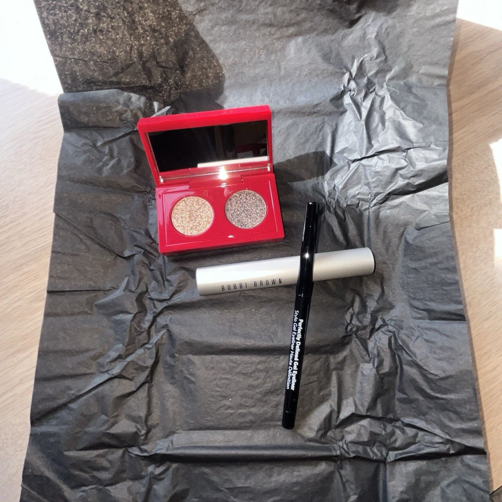 Set 2 Bobbi Brown Mascara Liner & Luminous Smoke Eye Shadow NEW GIFT