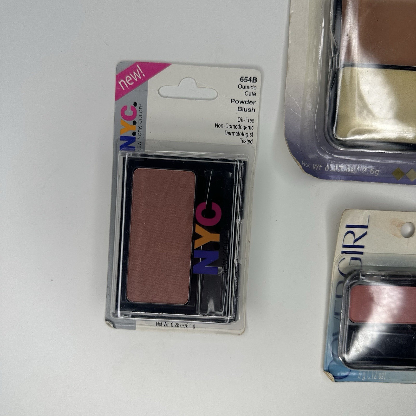 Vintage Sealed New Makeup Lot Covergirl NYC Aziza Wet N Wild ColorMates Blush