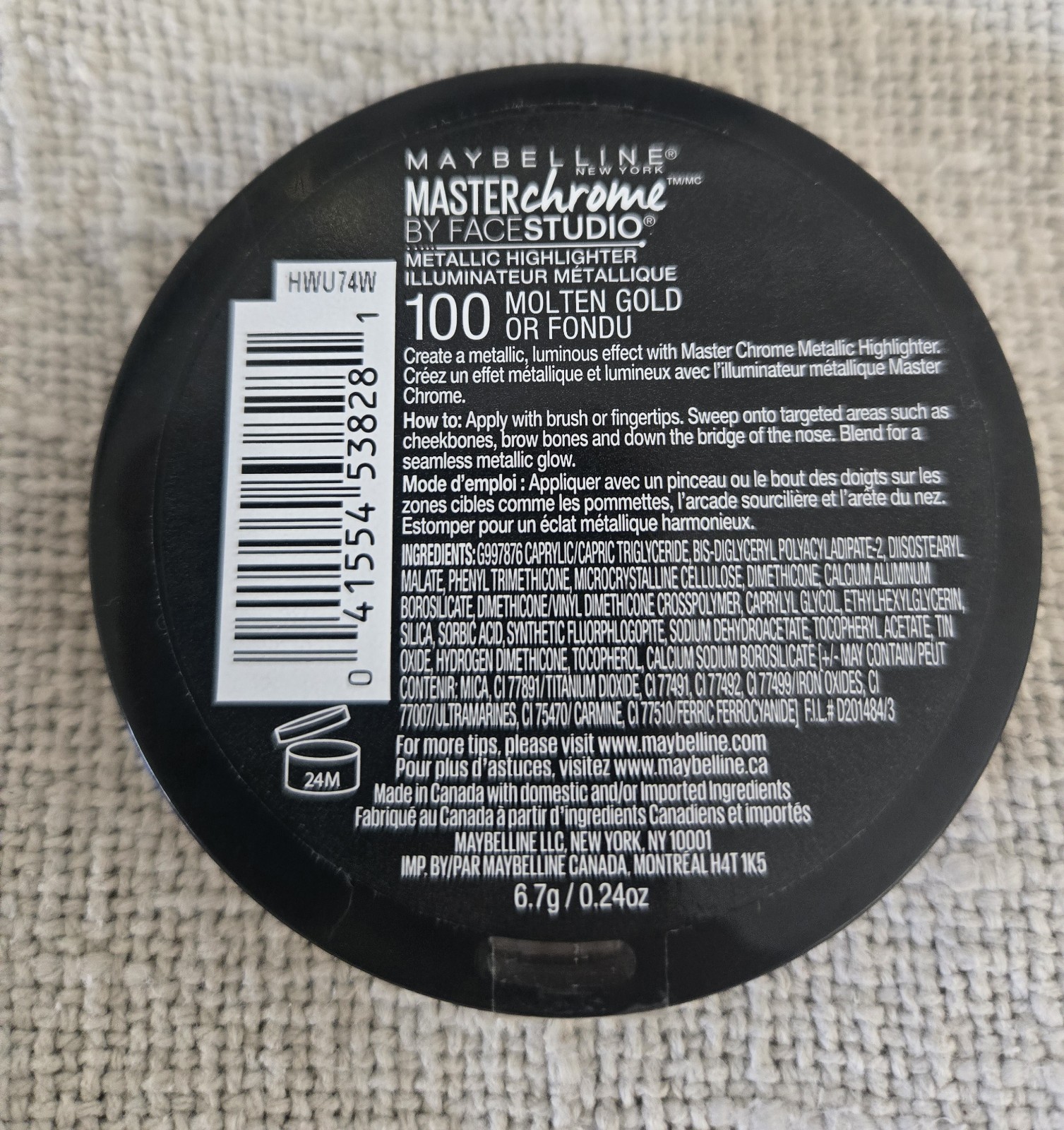 Small Lot of 3 Assorted Maybelline & Clinique Face & Eye Shadow Makeup Products