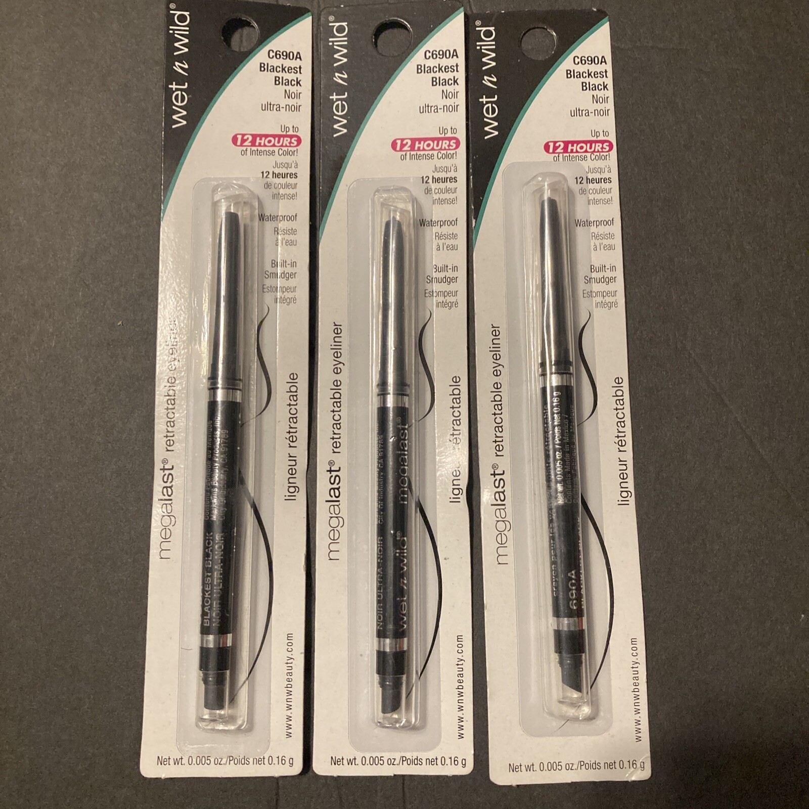 Wet n Wild Makeup Mixed Lot Of 3pcs (Lot#W25)