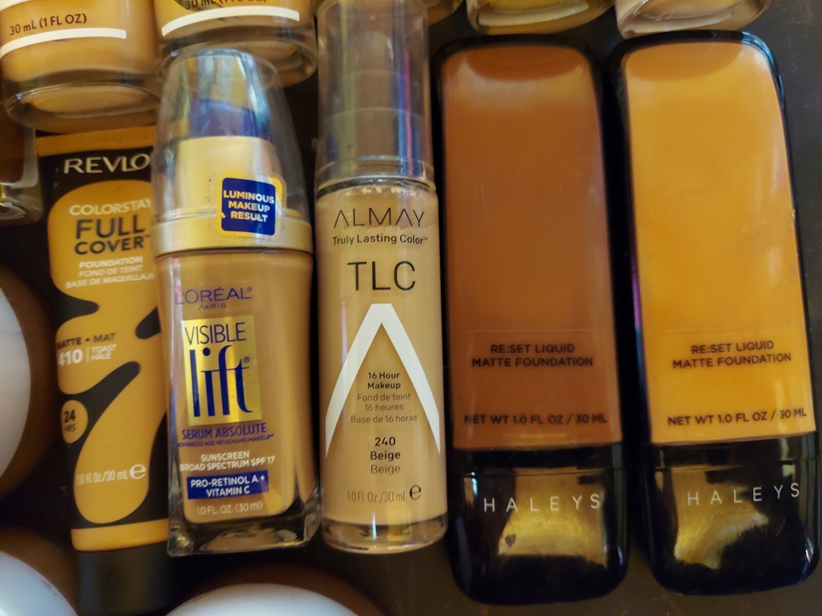 Lot Of Assorted Foundations ~ Maybelline, Covergirl, Elf, L’Oreal & More