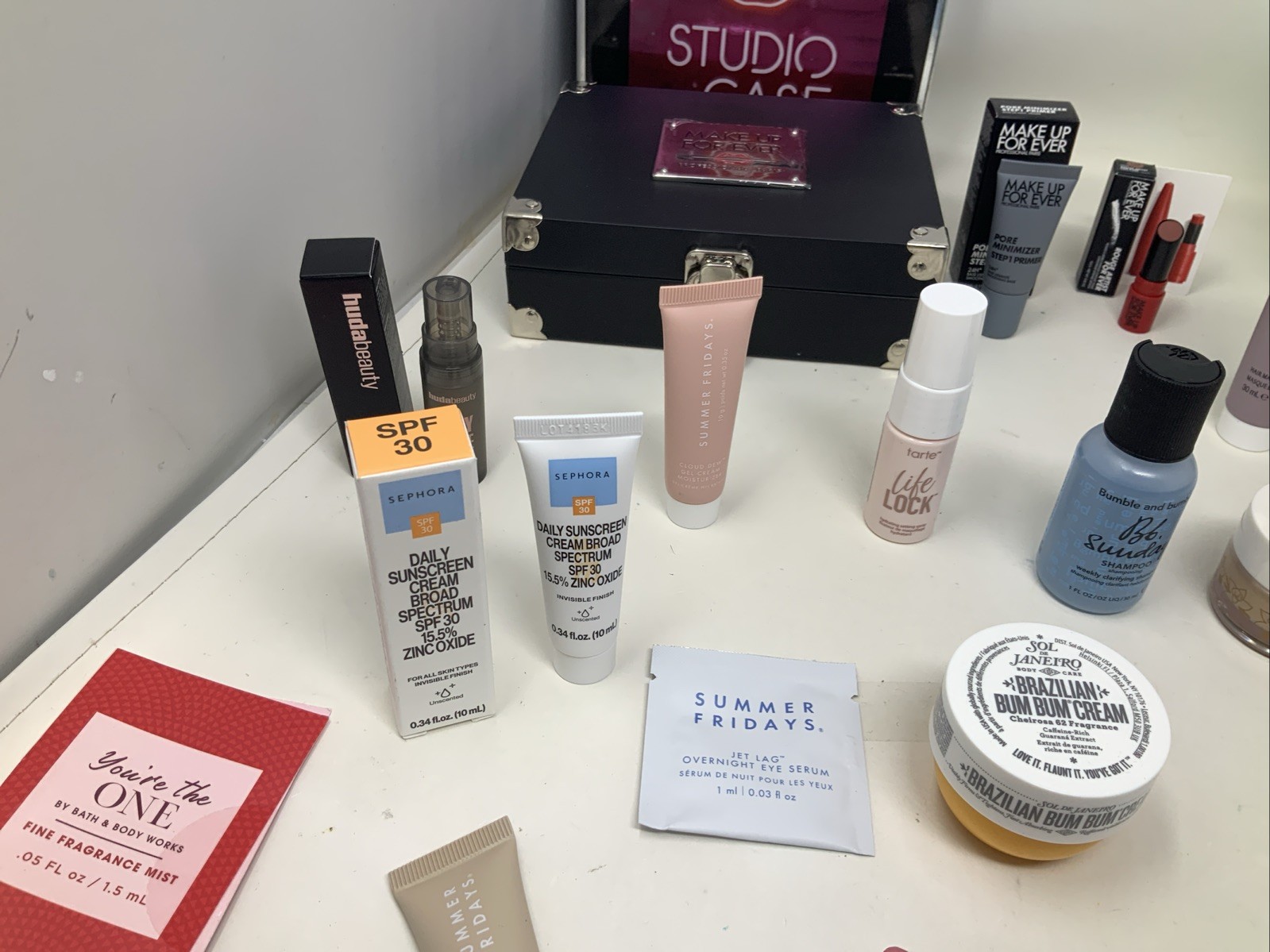 Huge Lot Of 39 Pieces Make Up For Ever & Bobbi Brown Full, Travel & Sample Size