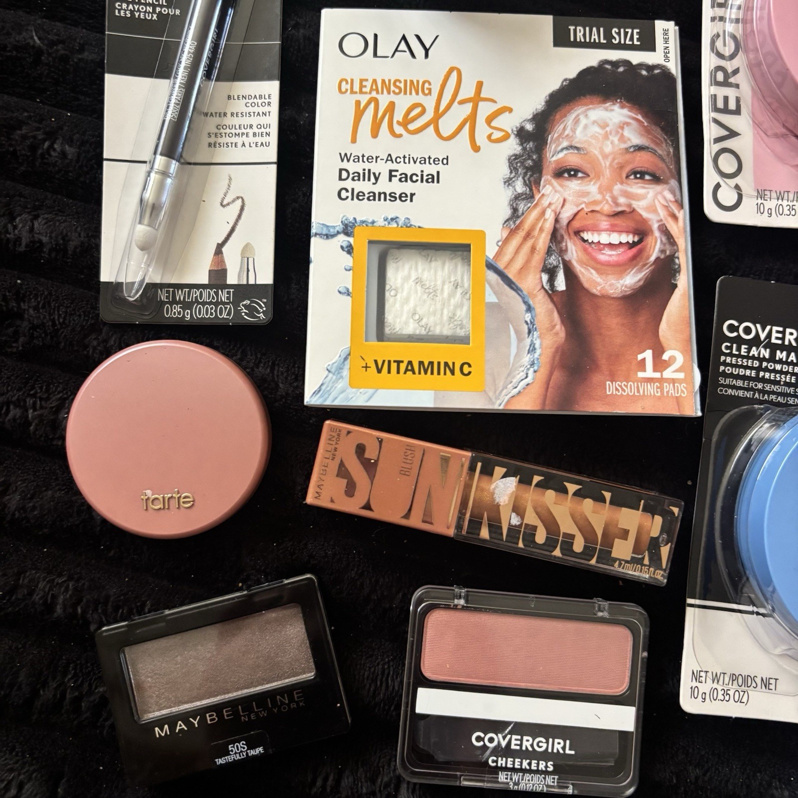 Makeup And Skincare Lot Bundle Covergirl Powder Neutrogena Olay Blush Scrub Eye