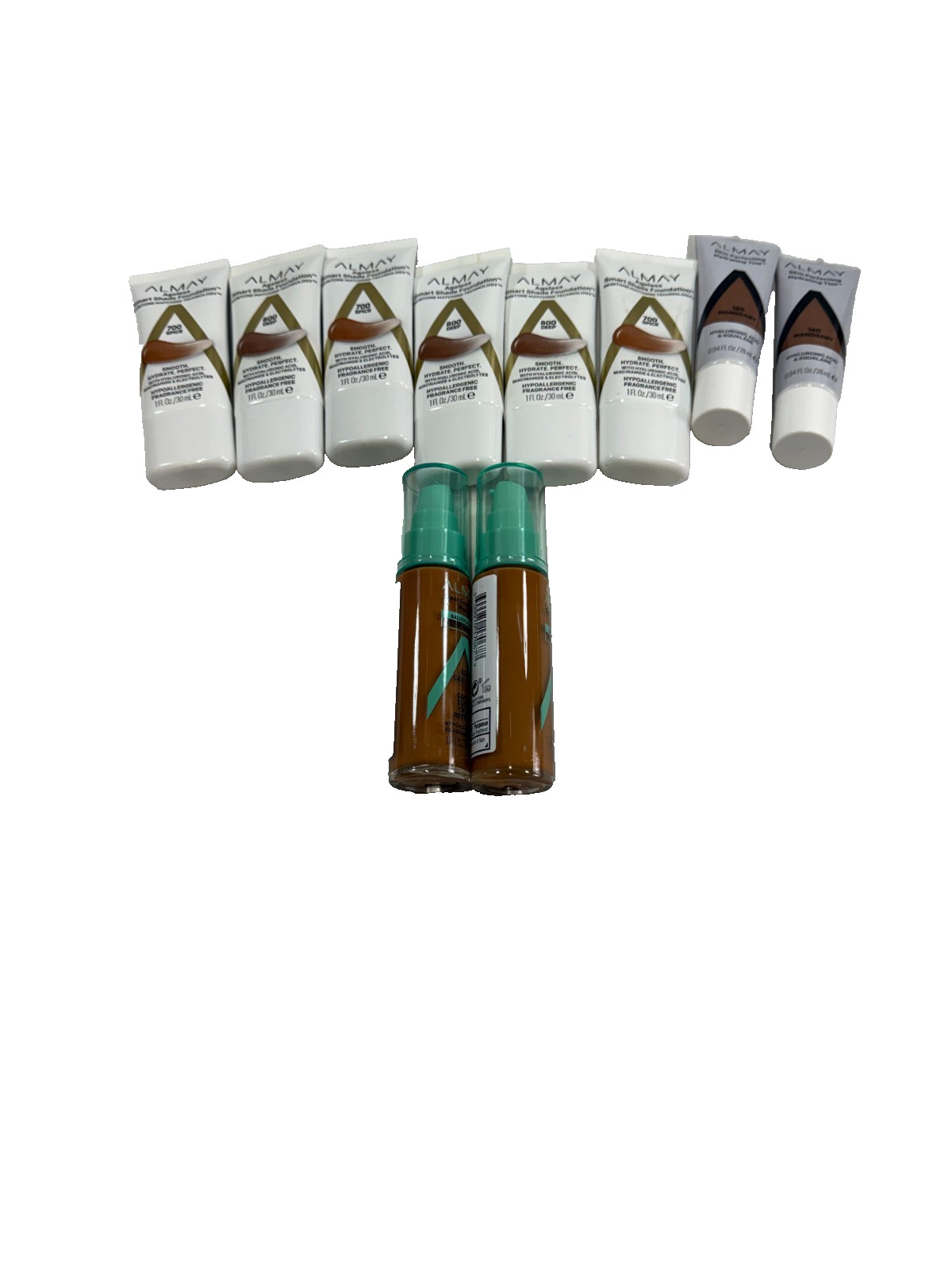 Lot of 10 Almay Foundation Mixed Shades New Sealed Makeup Bundle