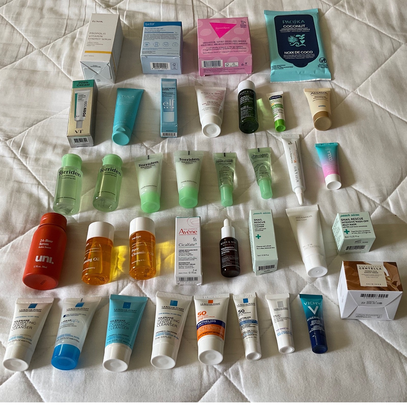 36 Korean SkinCare Mix Bundle Assorted Sephora Ulta Lot Full Travel Deluxe Size