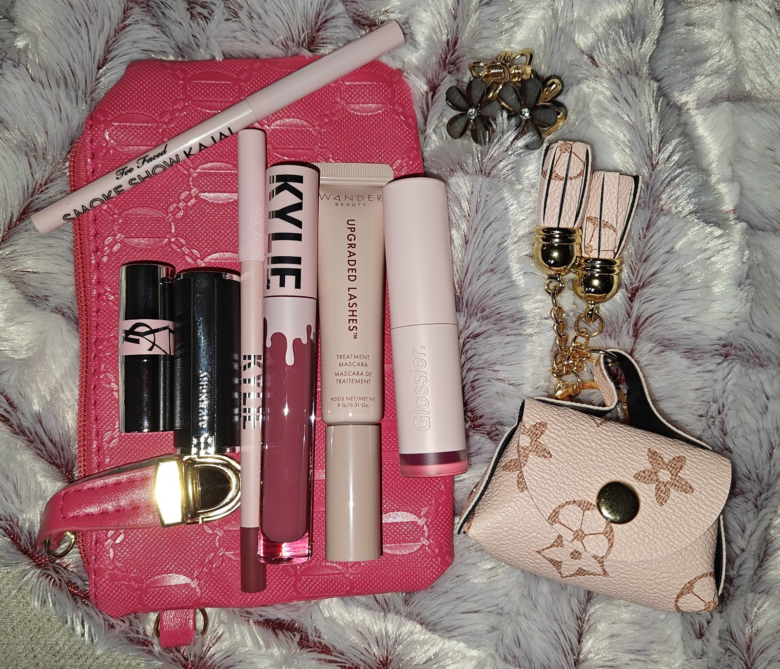 Lips & Eyes Bundle Feat- YSL, Givenchy, Glossier, Wander, Too Faced, Kylie