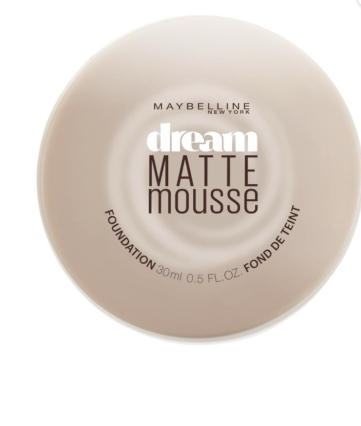 Maybelline Dream Matte Mousse Foundation Makeup, Creamy Natural Light 0.64 oz