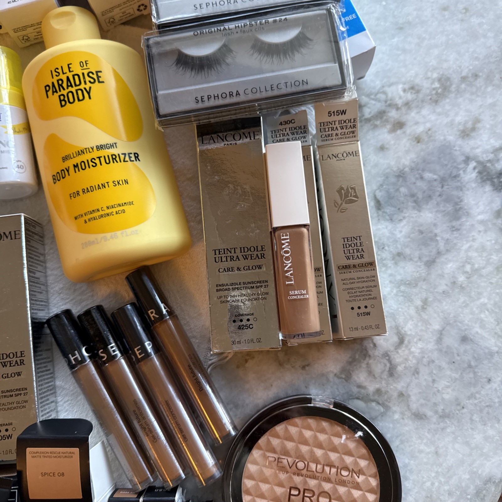 High-End Beauty Mystery 5 Pieces Box Sephora La Roche Lancôme Hudabeauty Fullsz