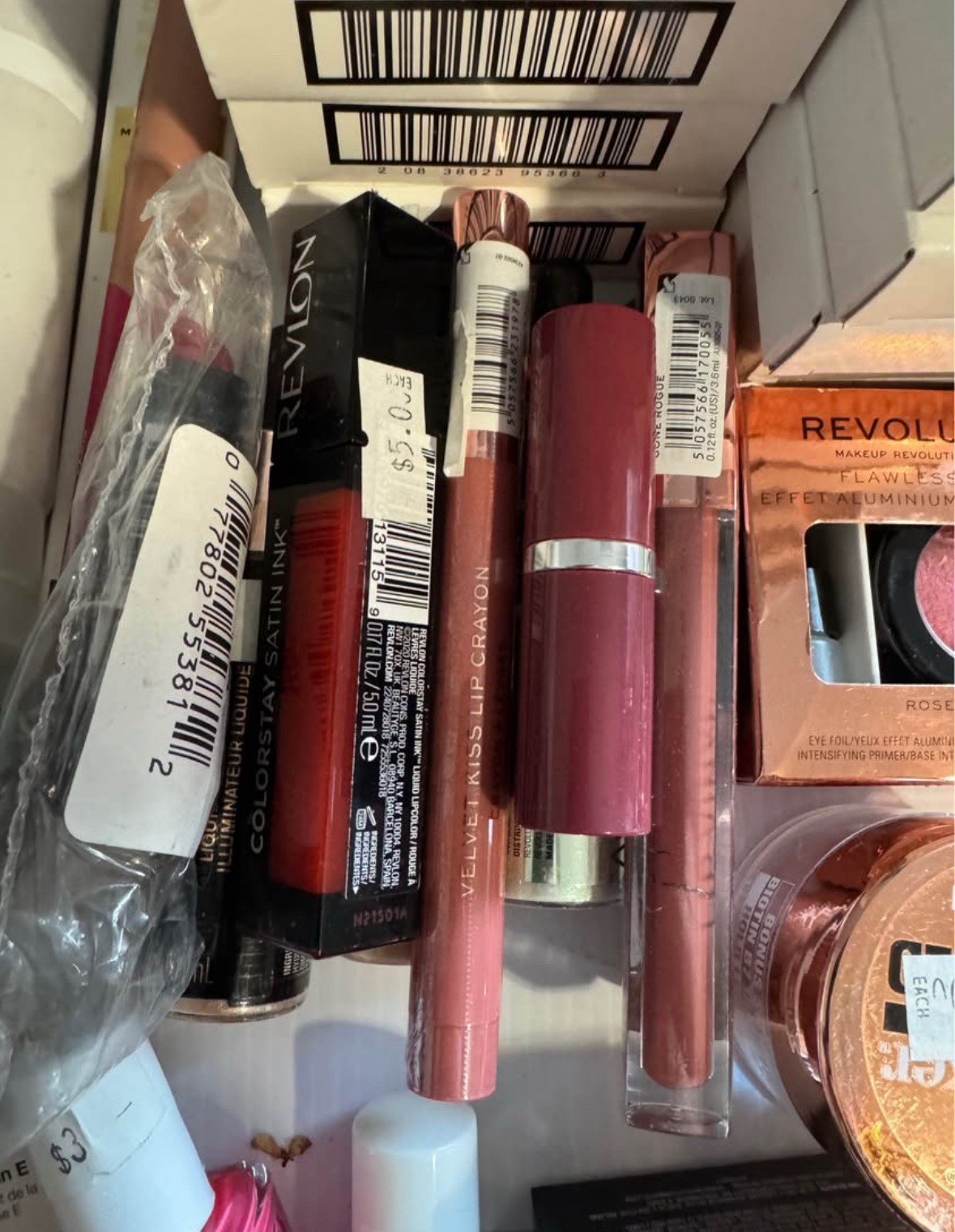 81 Piece Reseller Makeup Cosmetic Bundle Mixed Lot NEW Revolution Maybelline