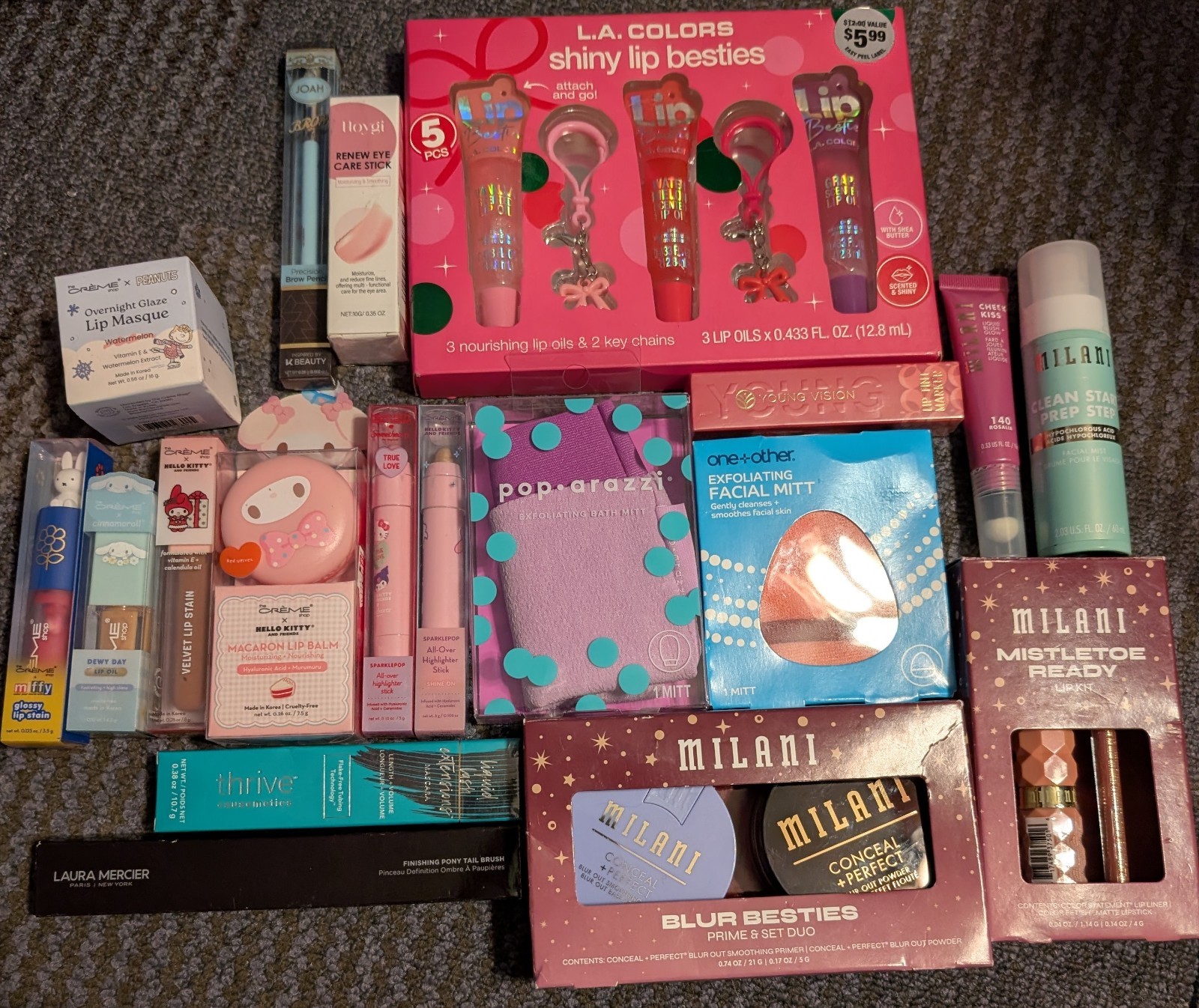 Milani + L.A. Colors + Thrive Makeup Lot Full Size Vegan Cruelty-Free