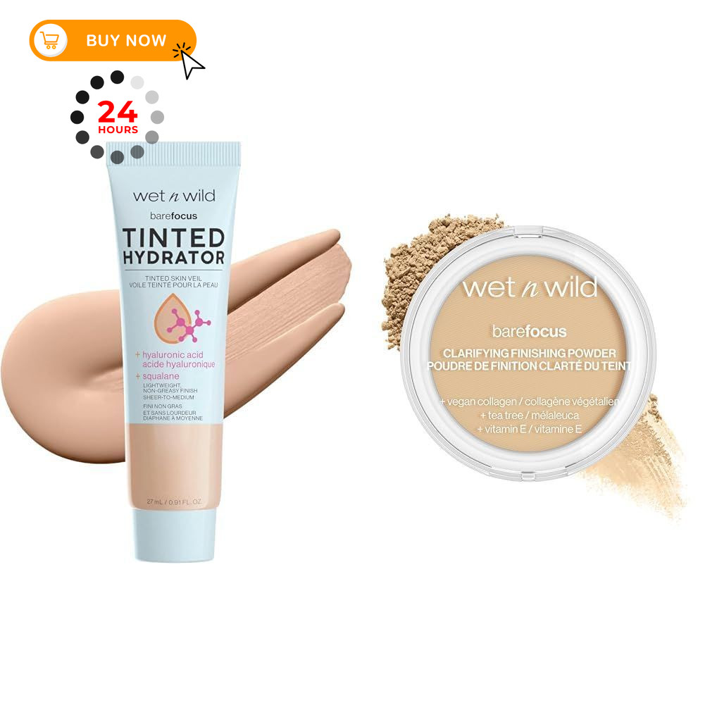 wet n wild Bare Focus Tinted Hydrator Matte 0.91 Ounce (Pack of 1), Light