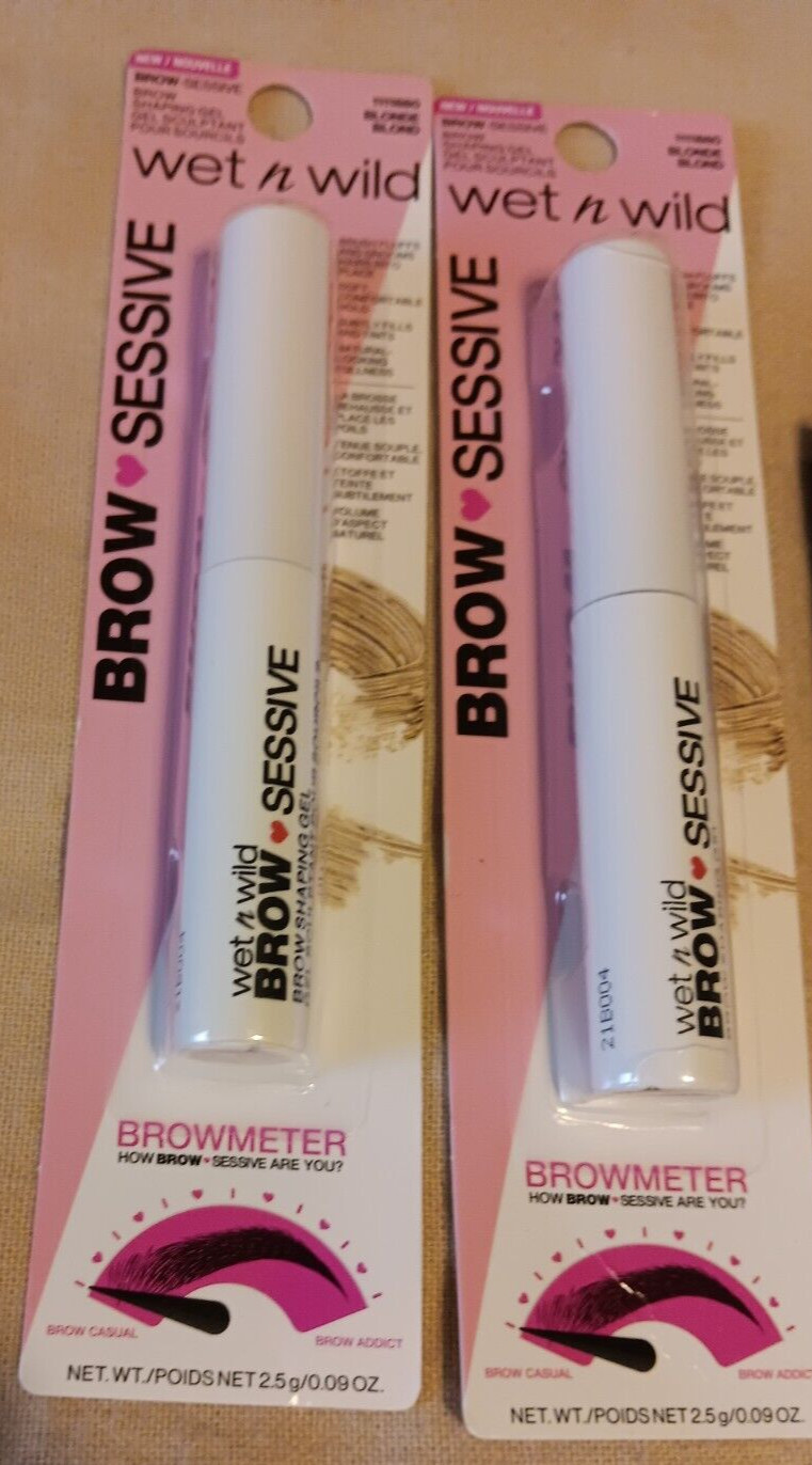Wet n Wild Lot Blonde Brow Gel Light Ivory Fair Beige Photofocus Concealer Wand