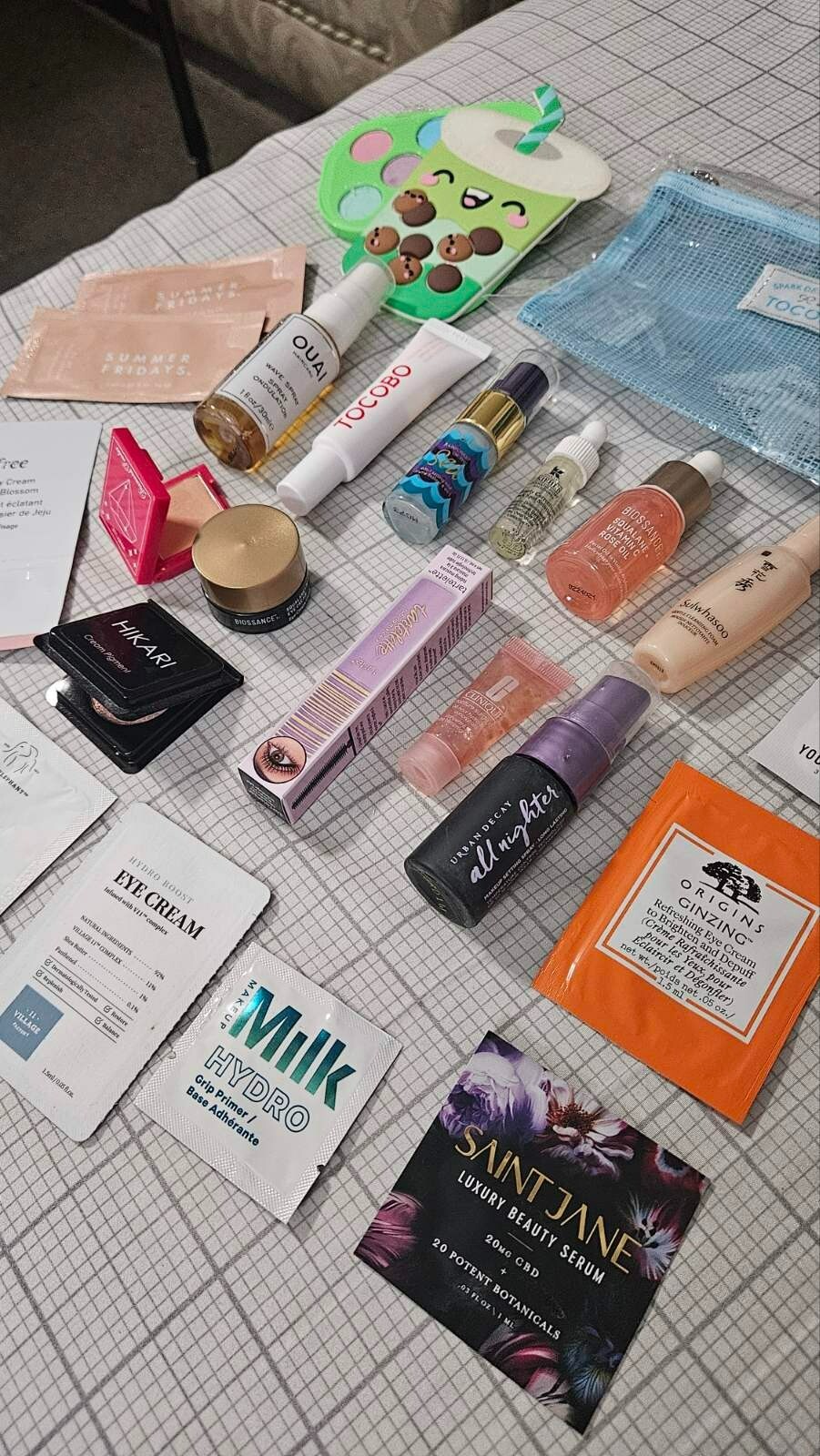 Lot of 15 skincare make up tester Tocobo, Tarte, Kiels, Biossance, Sulwhasoo, ..