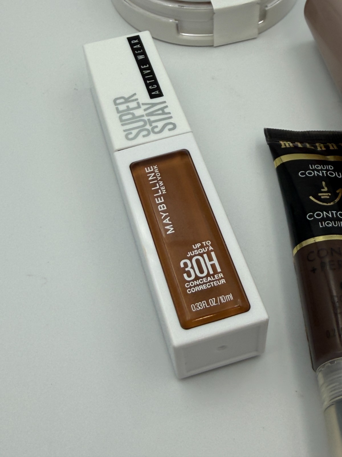 5PCS Makeup Lot Dark Skin Tones Maybelline Super Stay, Milani Conceal + Perfect