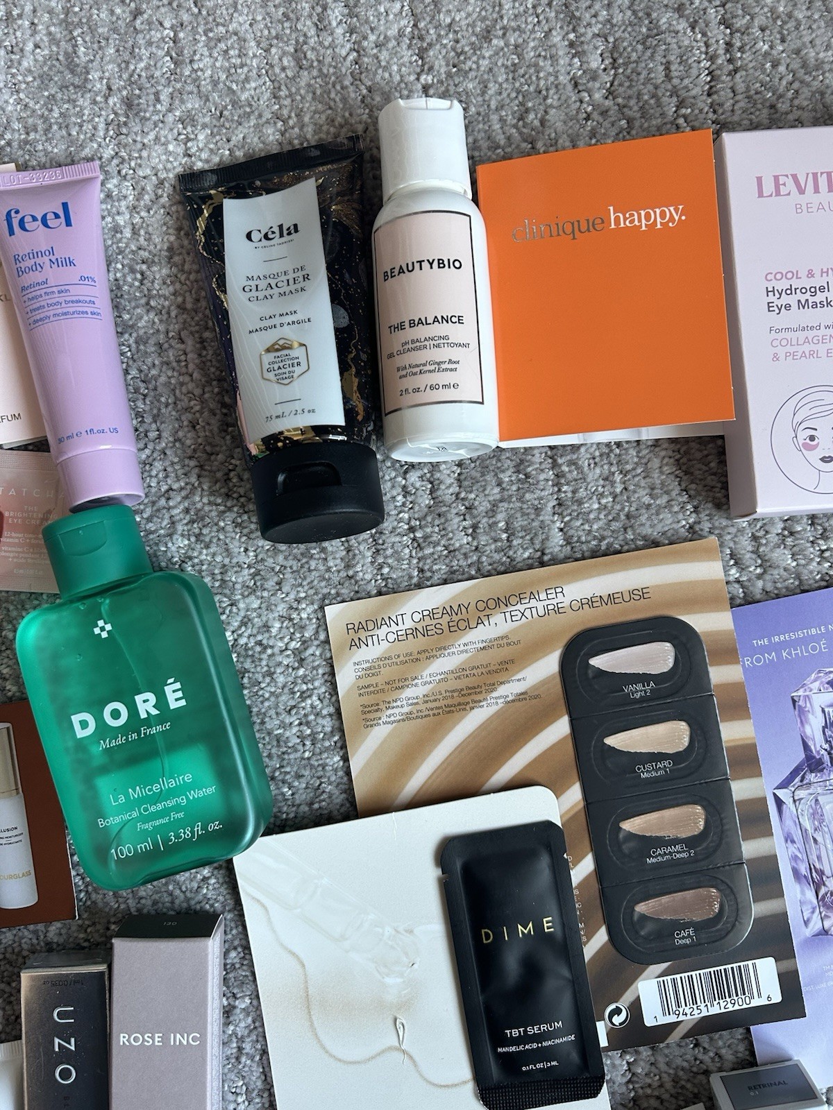 63+ Piece Lot Makeup Haircare Fragrance Skincare Samples & Full Sizes NEW